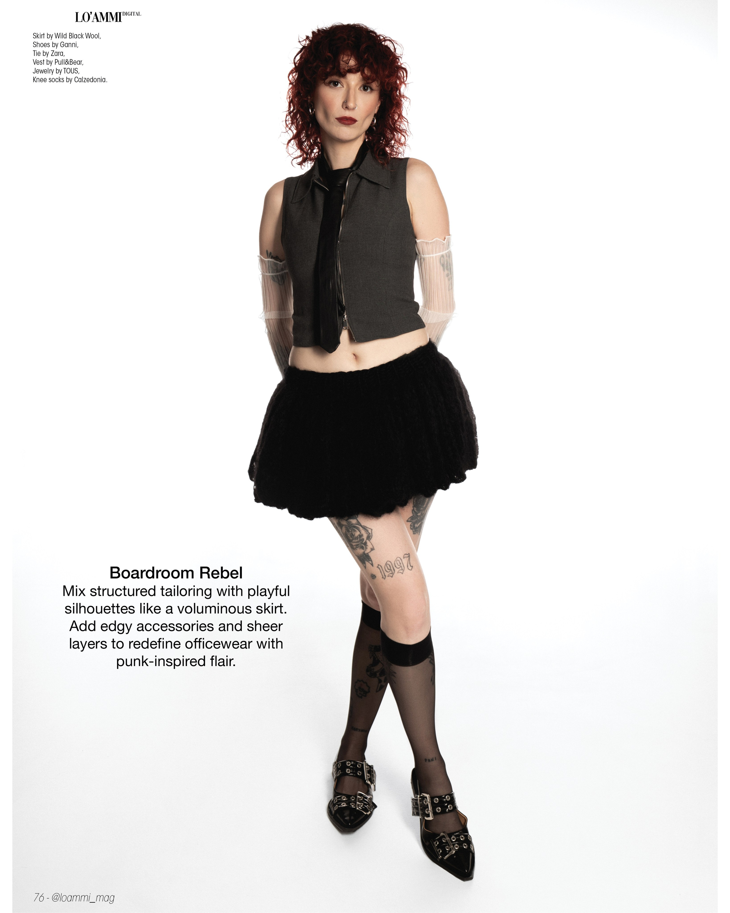 Zdjęcia wykonała Sasha Mudriakova, modelka Maria Kolenda, makijaż Oktawia Kropidłowska. W stylizacjach wykorzystałam upcykling, vintage in polskie marki - Mimika Leather Designer, Wild Black Wood, Rest Factory oraz biżuterię marki TOUS