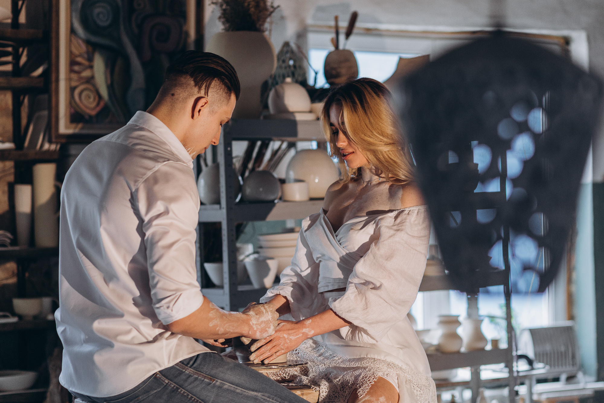 Love in the pottery. Wedding photographer Osokin Evgeniy
