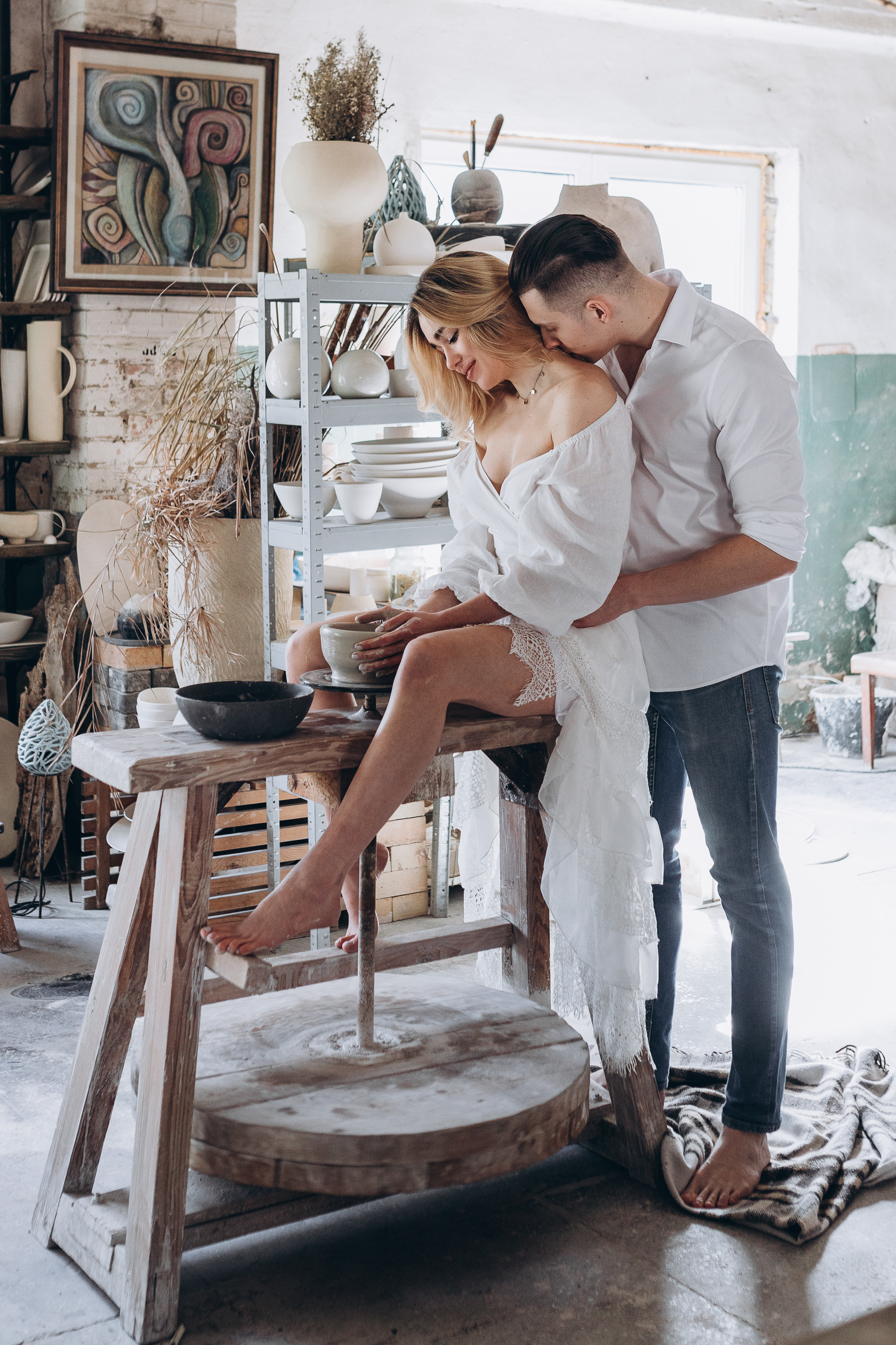 Love in the pottery. Wedding photographer Osokin Evgeniy