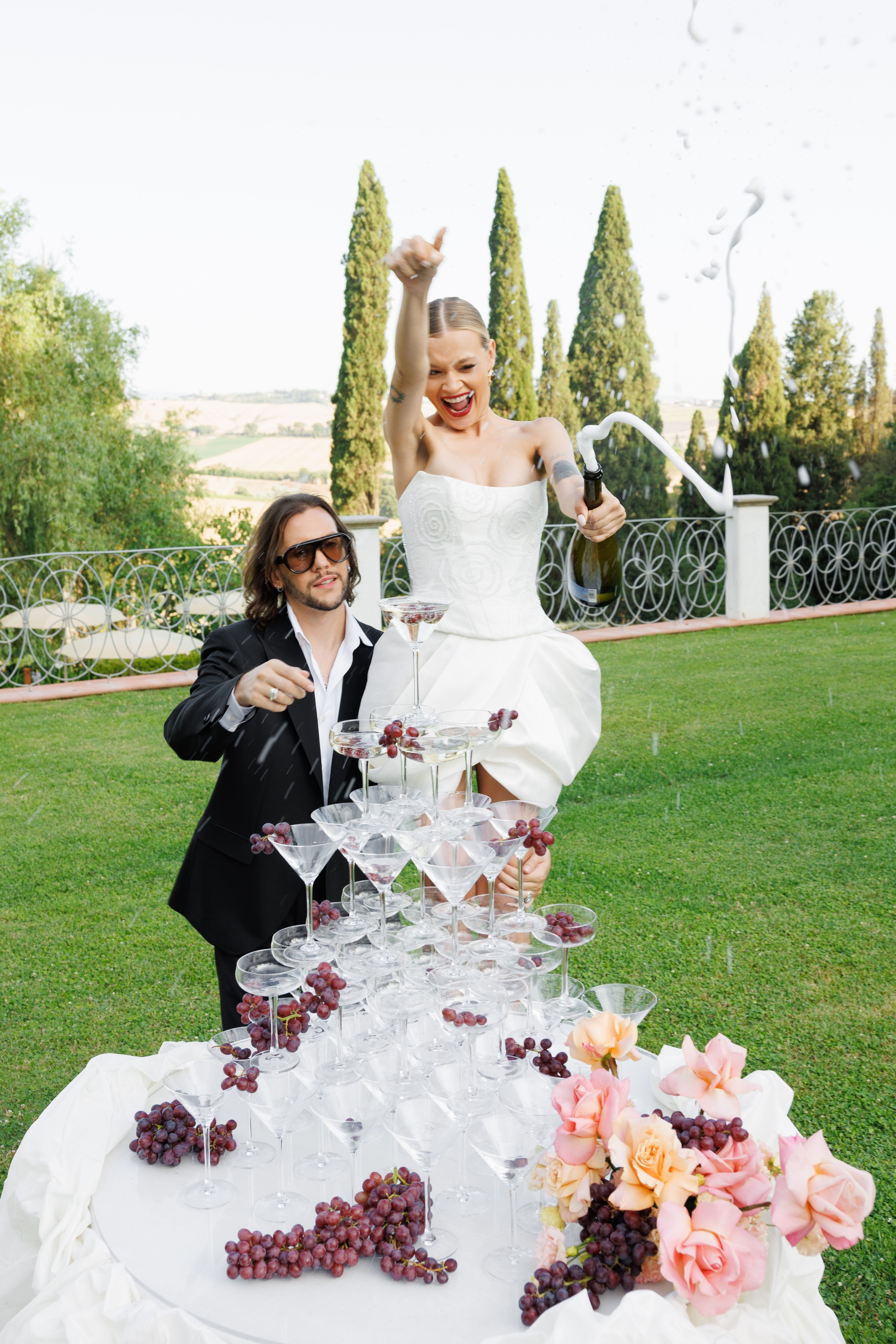 Vitalina & Alexandre (Tuscany, Villa Valentini Bonaparte). Wedding photographer Osokin Evgeniy