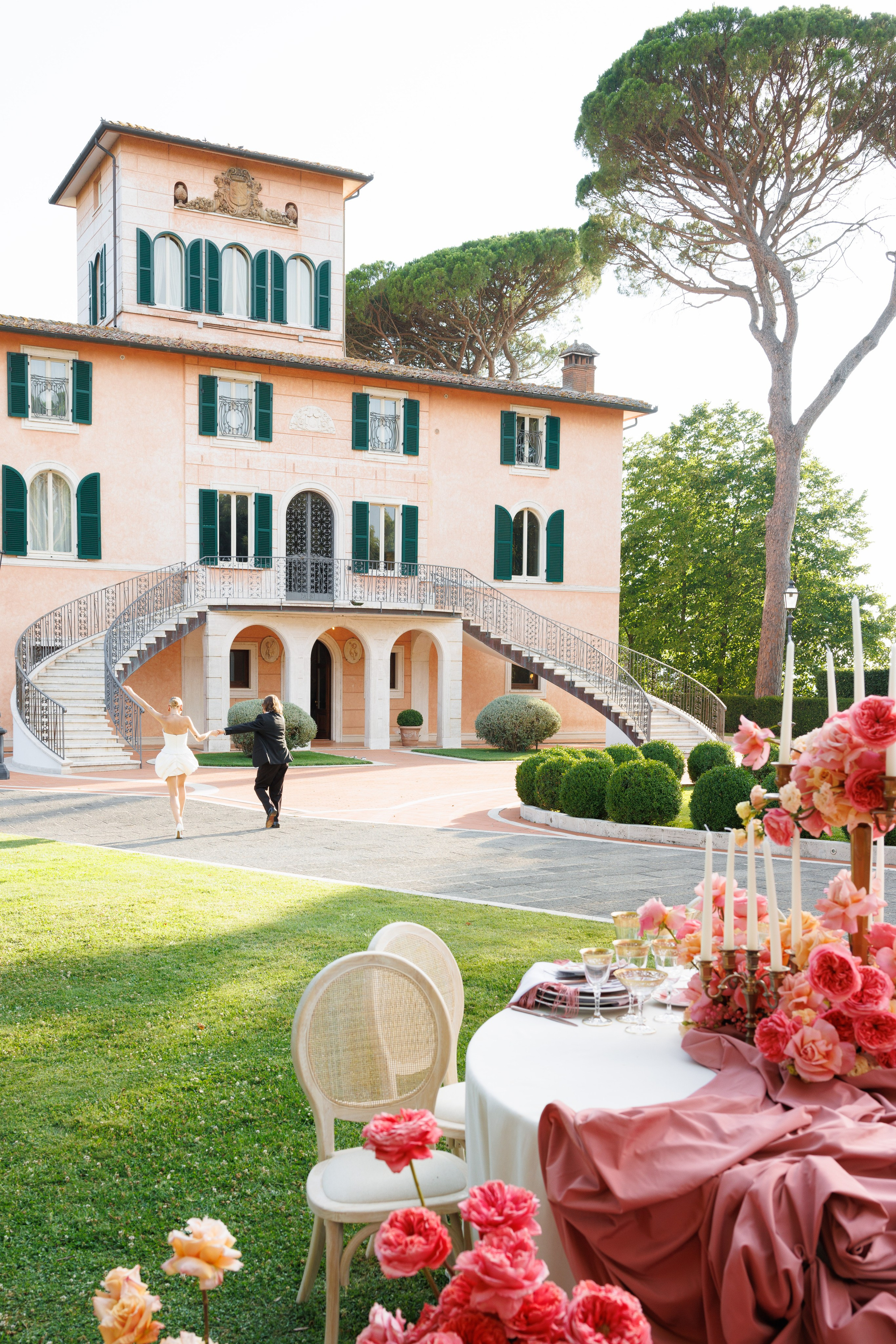 Vitalina & Alexandre (Tuscany, Villa Valentini Bonaparte). Wedding photographer Osokin Evgeniy