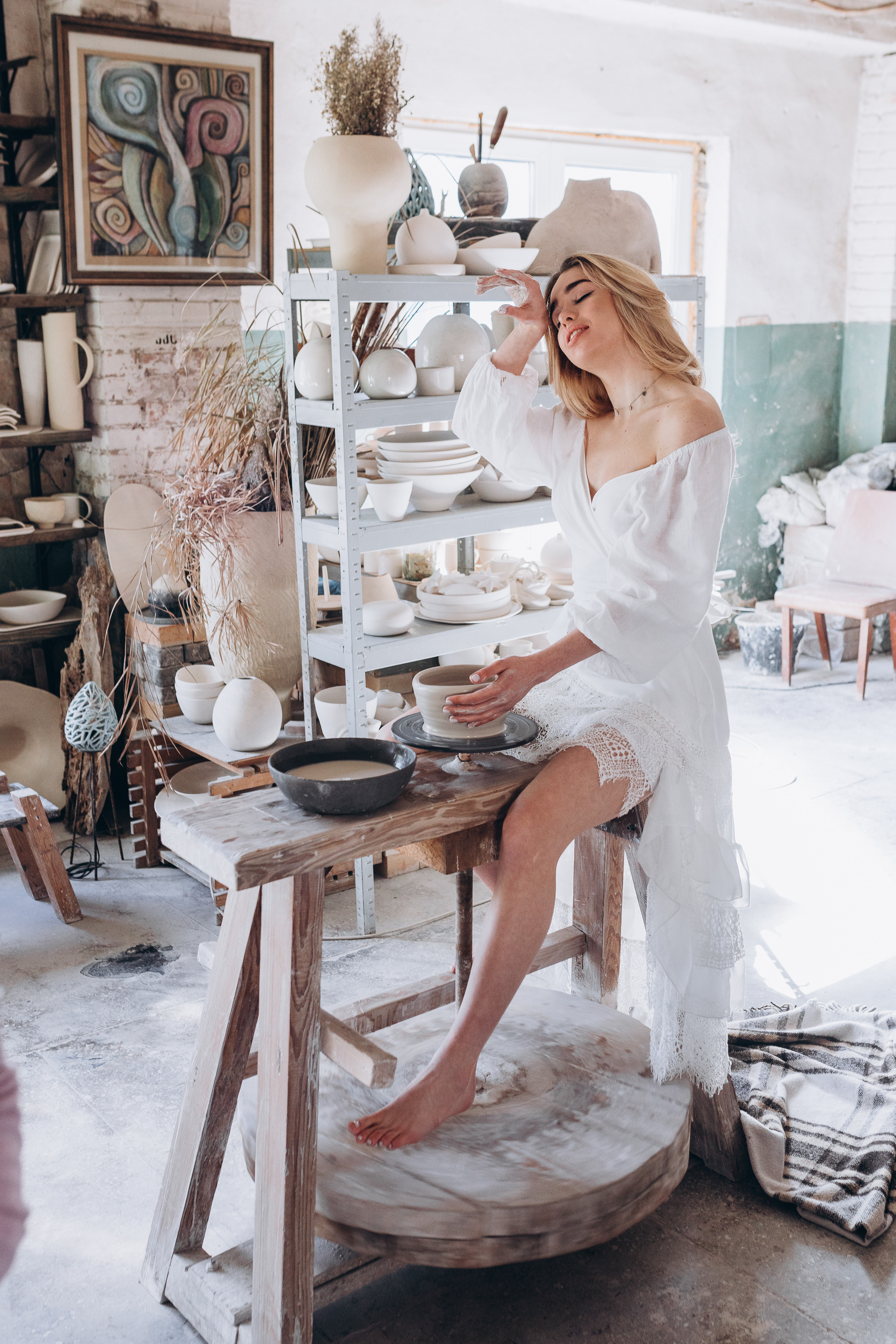 Love in the pottery. Wedding photographer Osokin Evgeniy