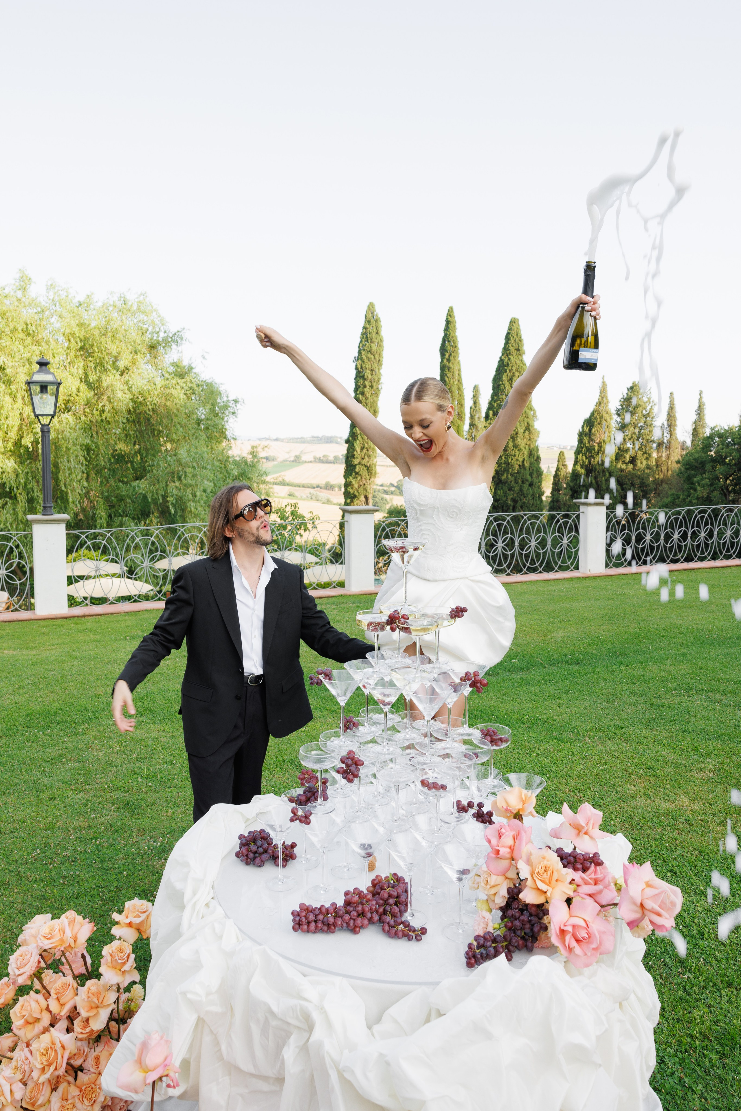 Vitalina & Alexandre (Tuscany, Villa Valentini Bonaparte). Wedding photographer Osokin Evgeniy