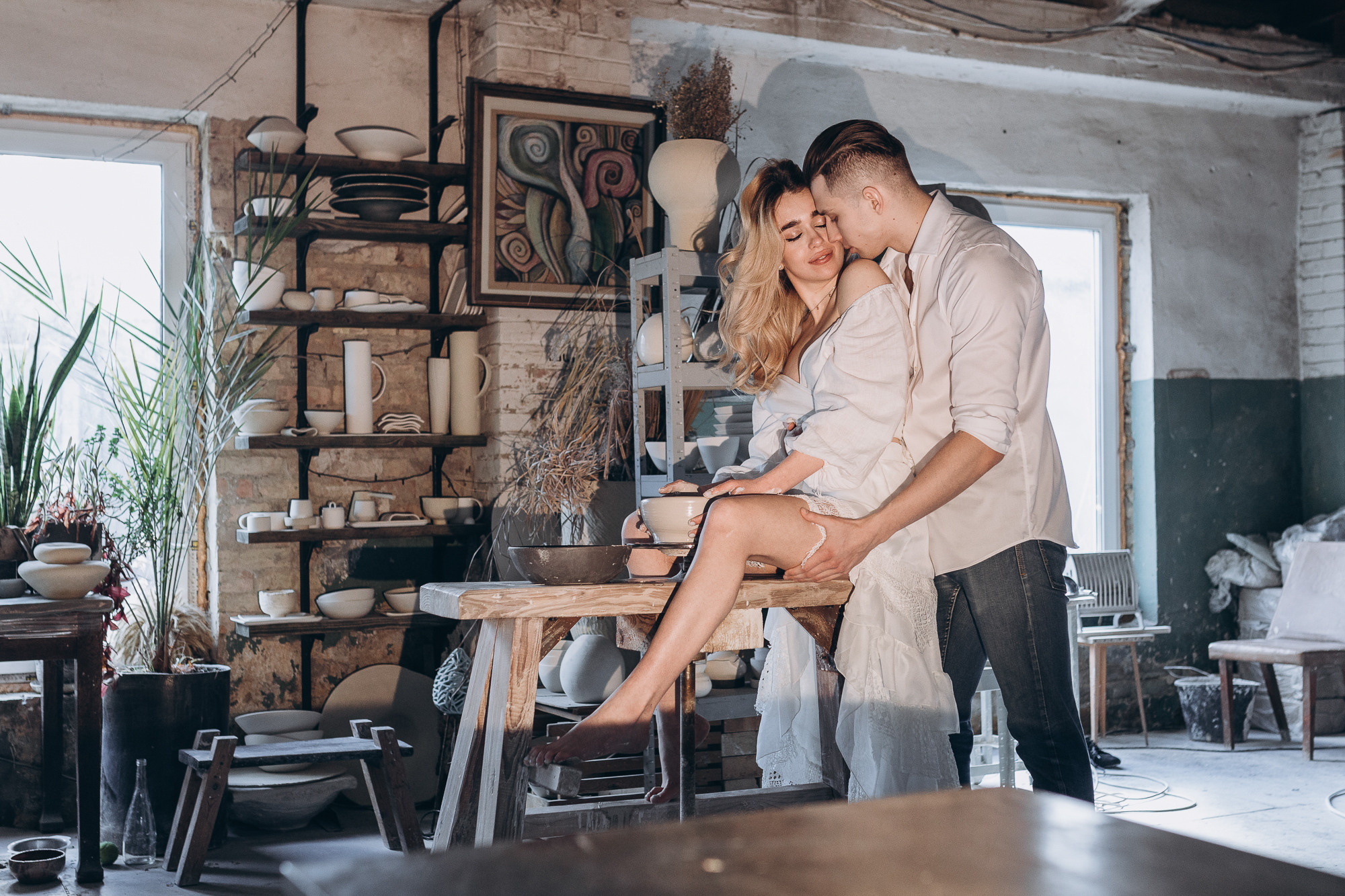 Love in the pottery. Wedding photographer Osokin Evgeniy