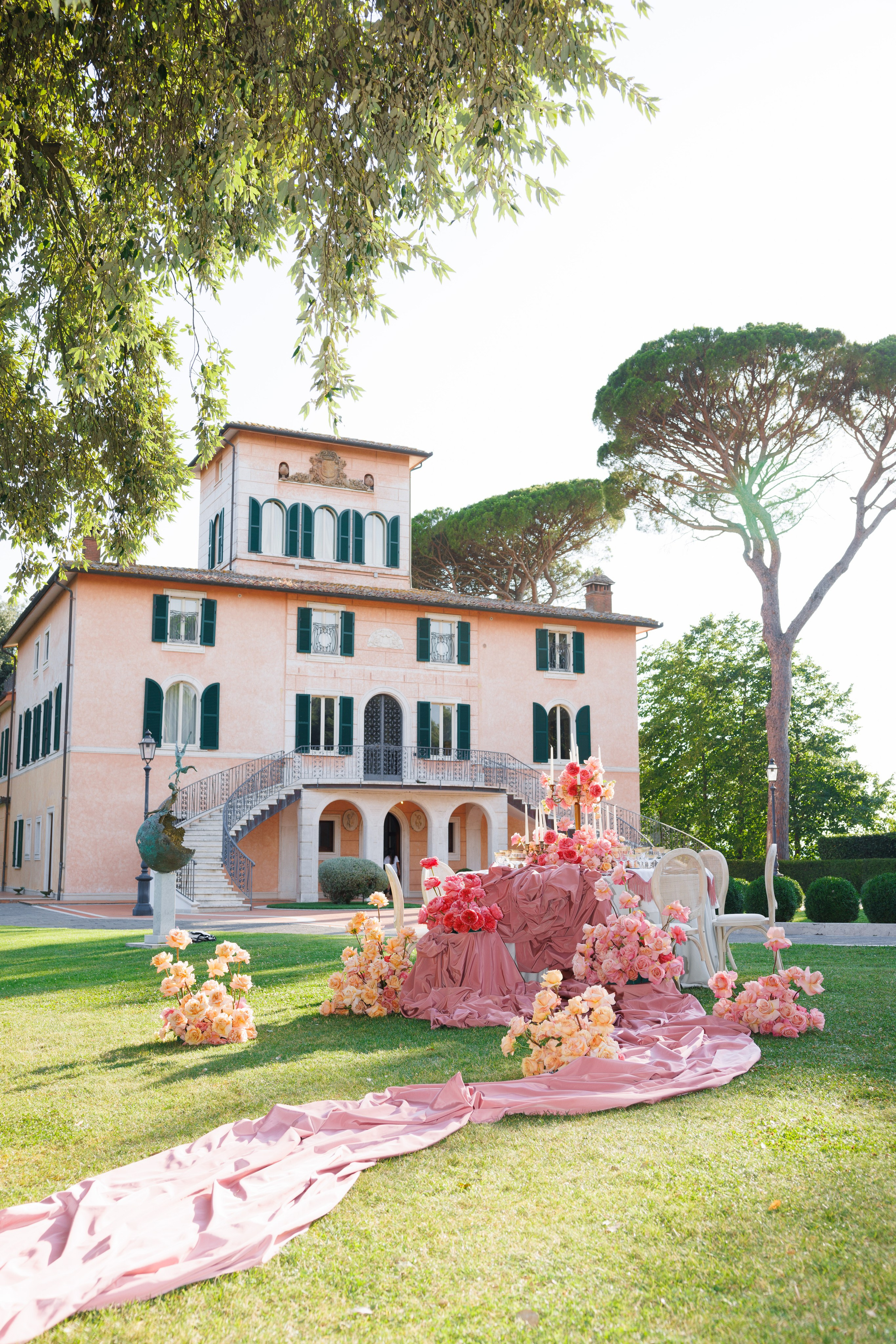 Vitalina & Alexandre (Tuscany, Villa Valentini Bonaparte). Wedding photographer Osokin Evgeniy