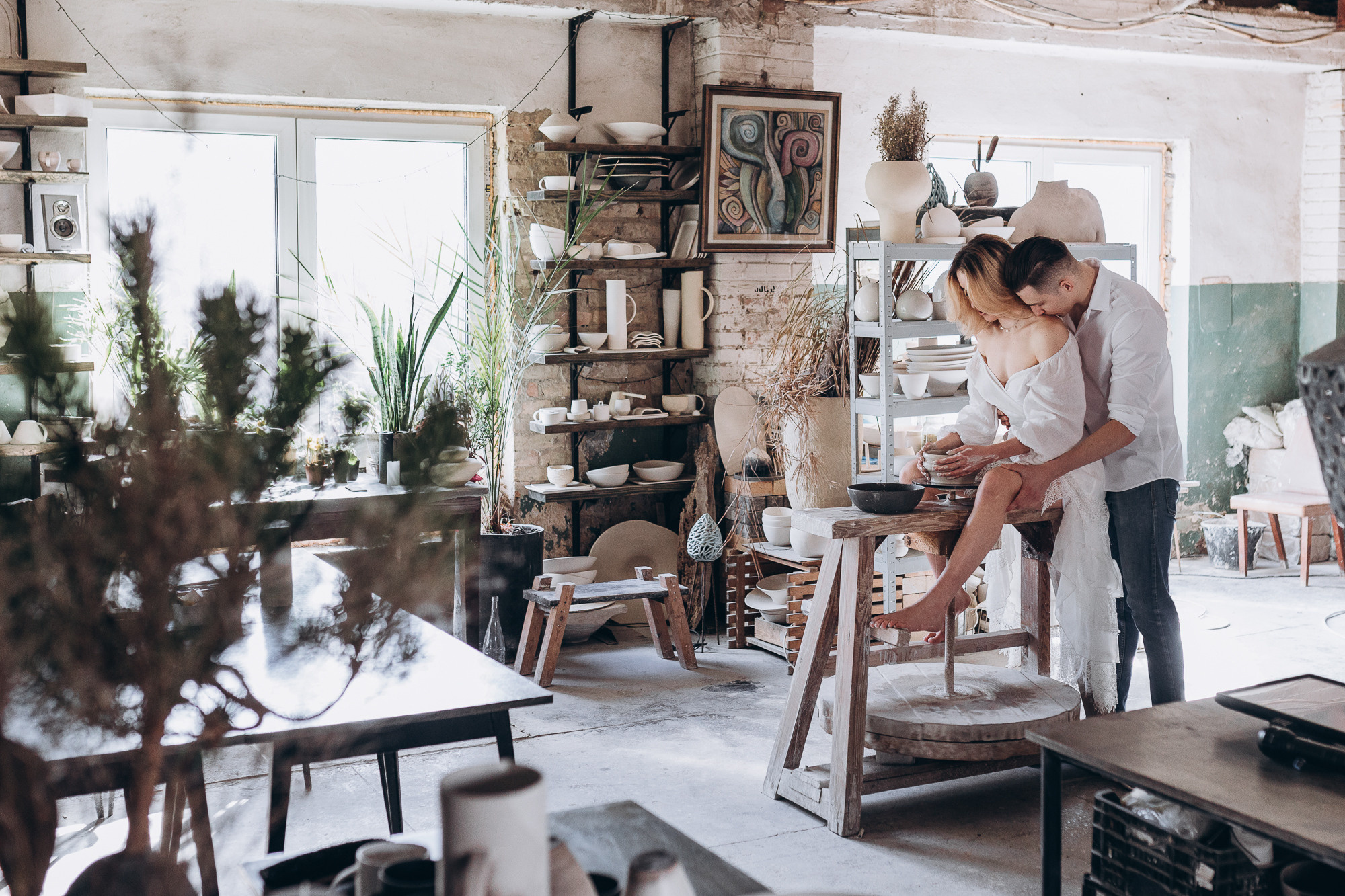 Love in the pottery. Wedding photographer Osokin Evgeniy