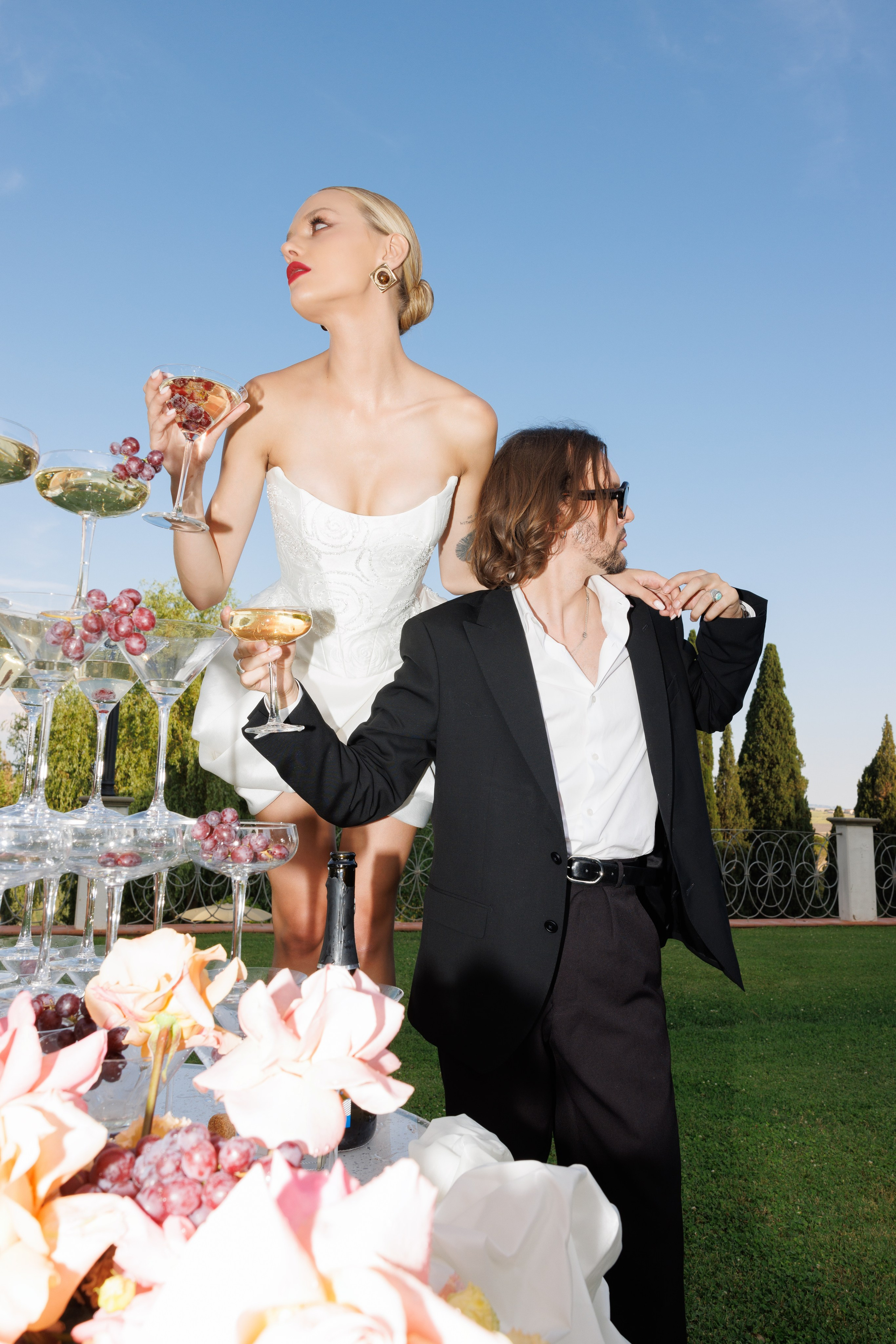 Vitalina & Alexandre (Tuscany, Villa Valentini Bonaparte). Wedding photographer Osokin Evgeniy