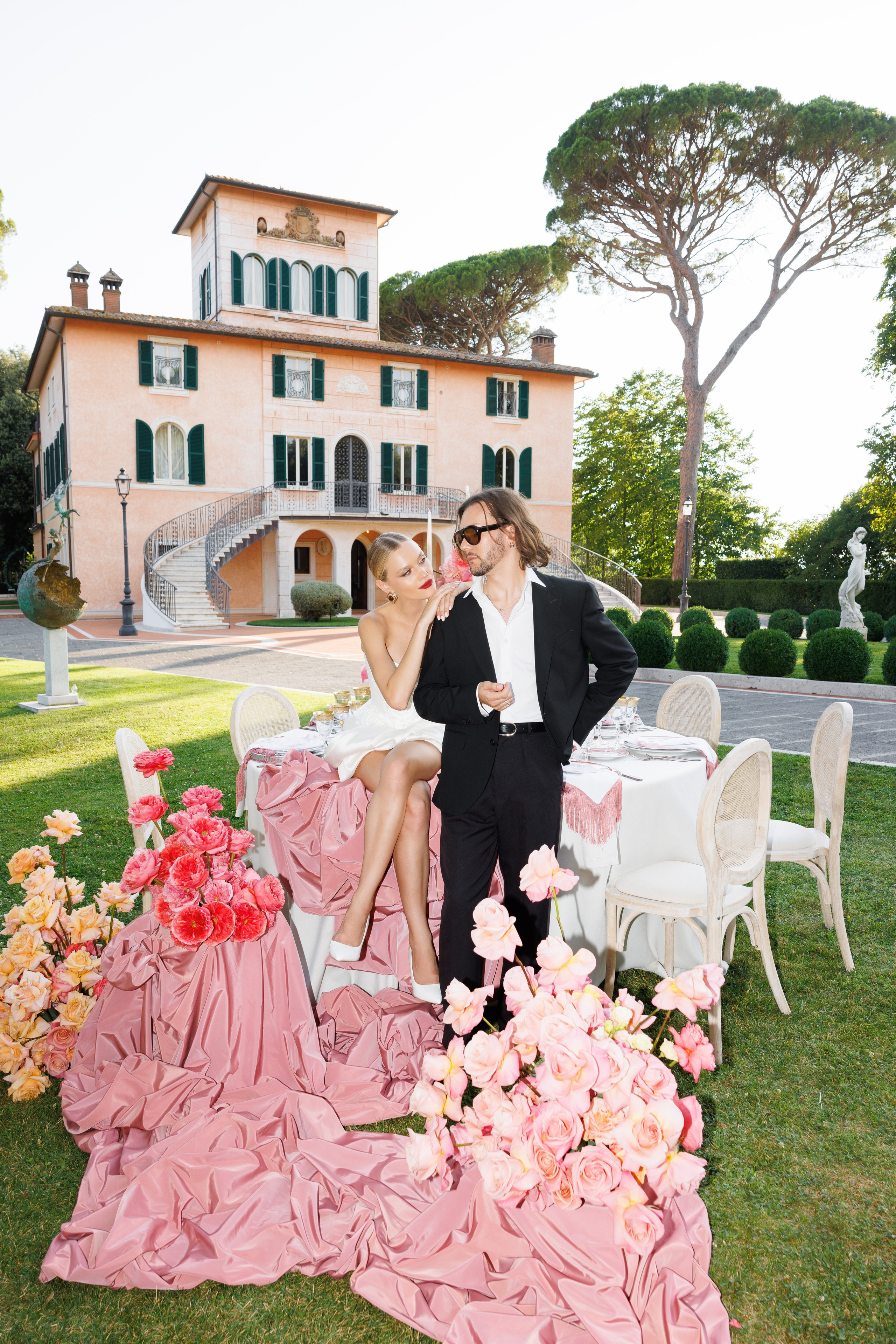 Vitalina & Alexandre (Tuscany, Villa Valentini Bonaparte). Wedding photographer Osokin Evgeniy