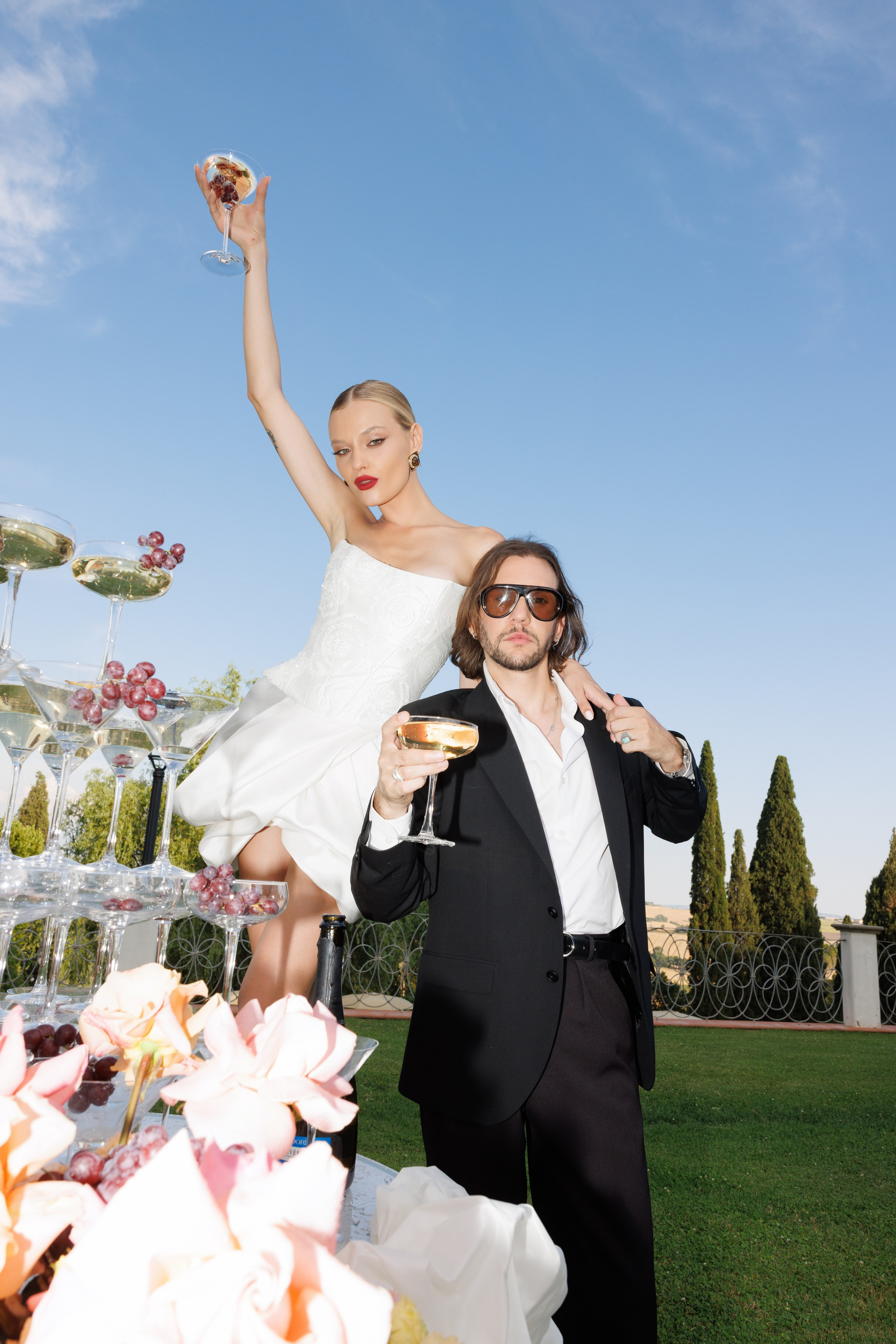 Vitalina & Alexandre (Tuscany, Villa Valentini Bonaparte). Wedding photographer Osokin Evgeniy