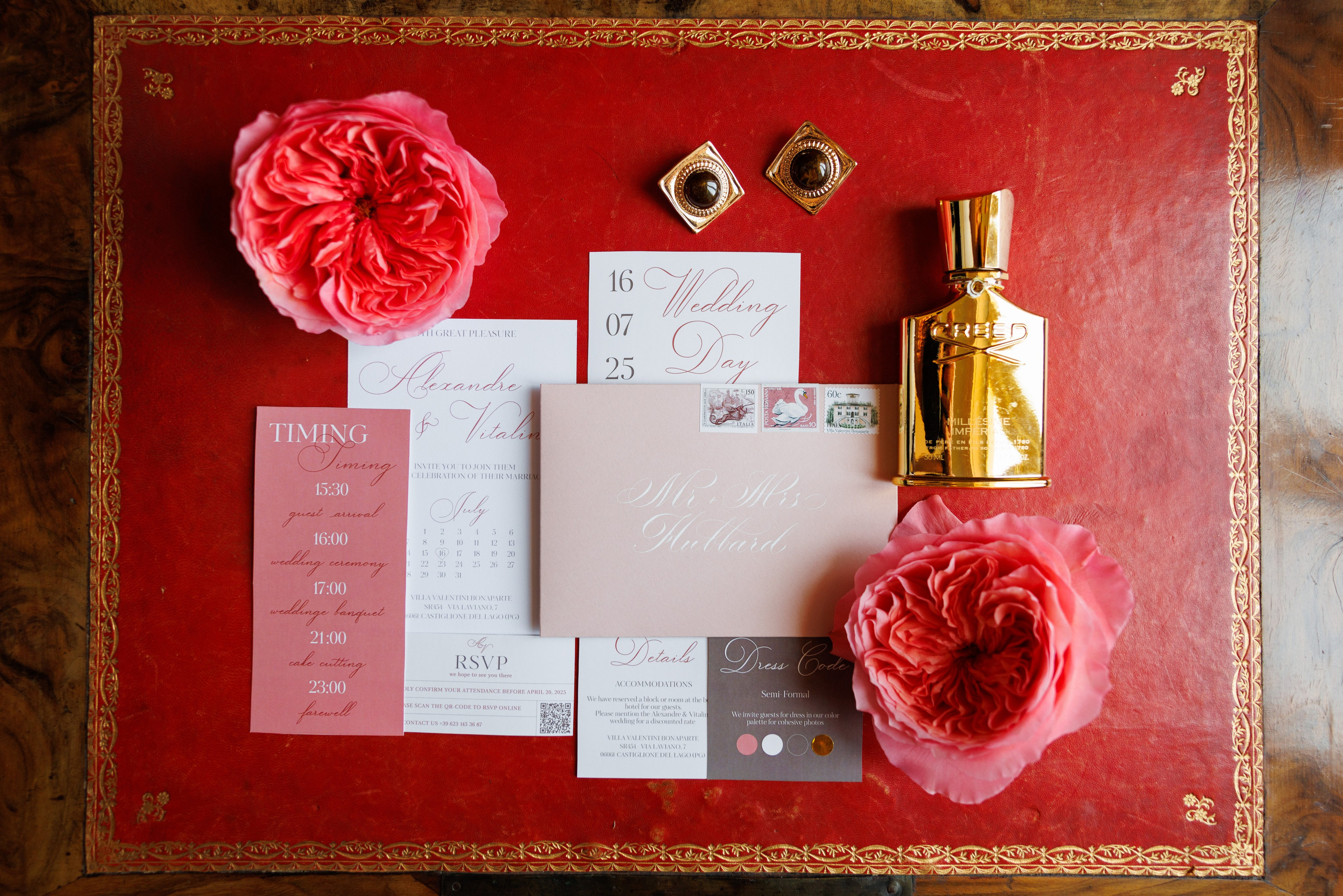 Vitalina & Alexandre (Tuscany, Villa Valentini Bonaparte). Wedding photographer Osokin Evgeniy