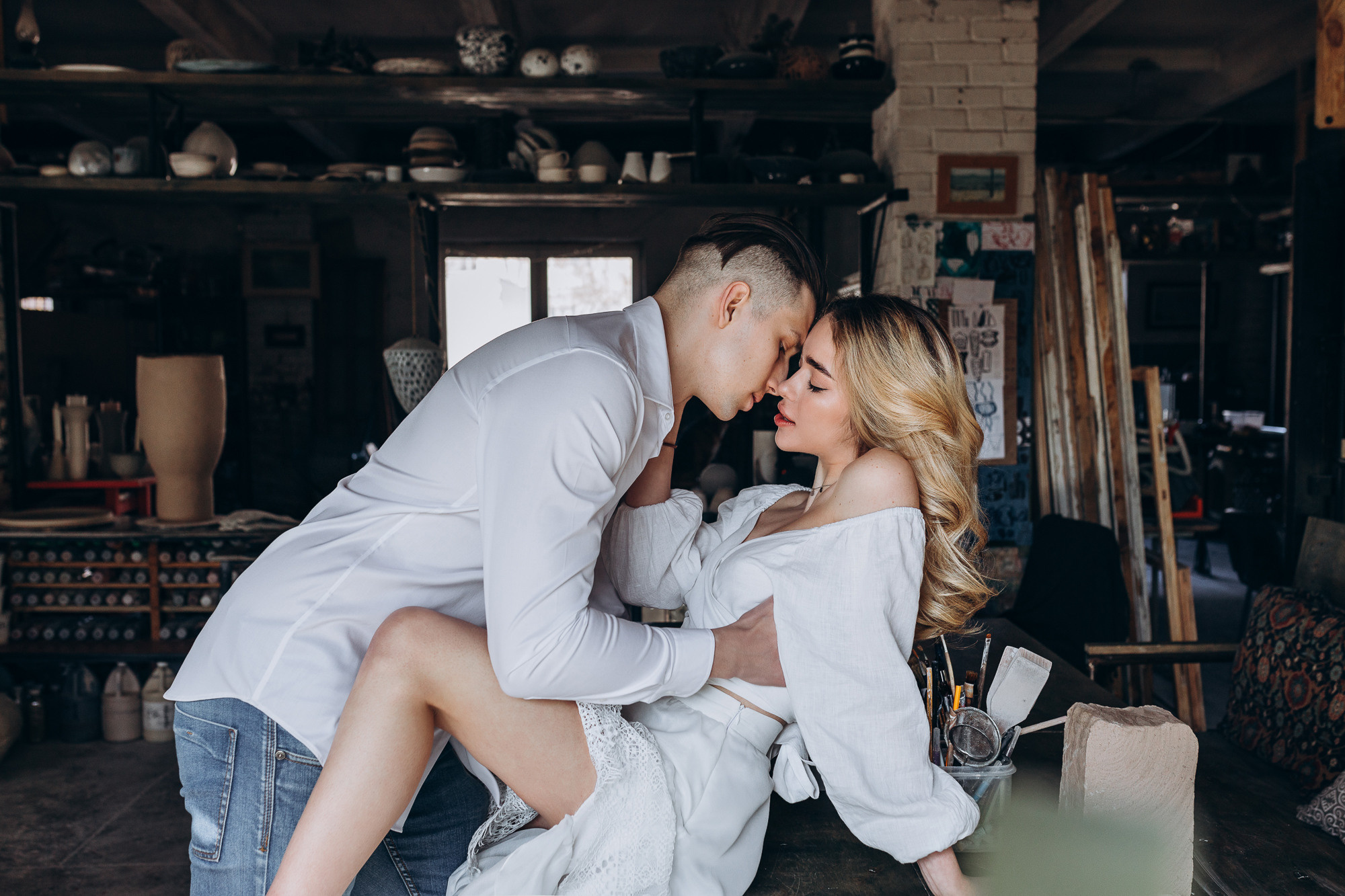 Love in the pottery. Wedding photographer Osokin Evgeniy