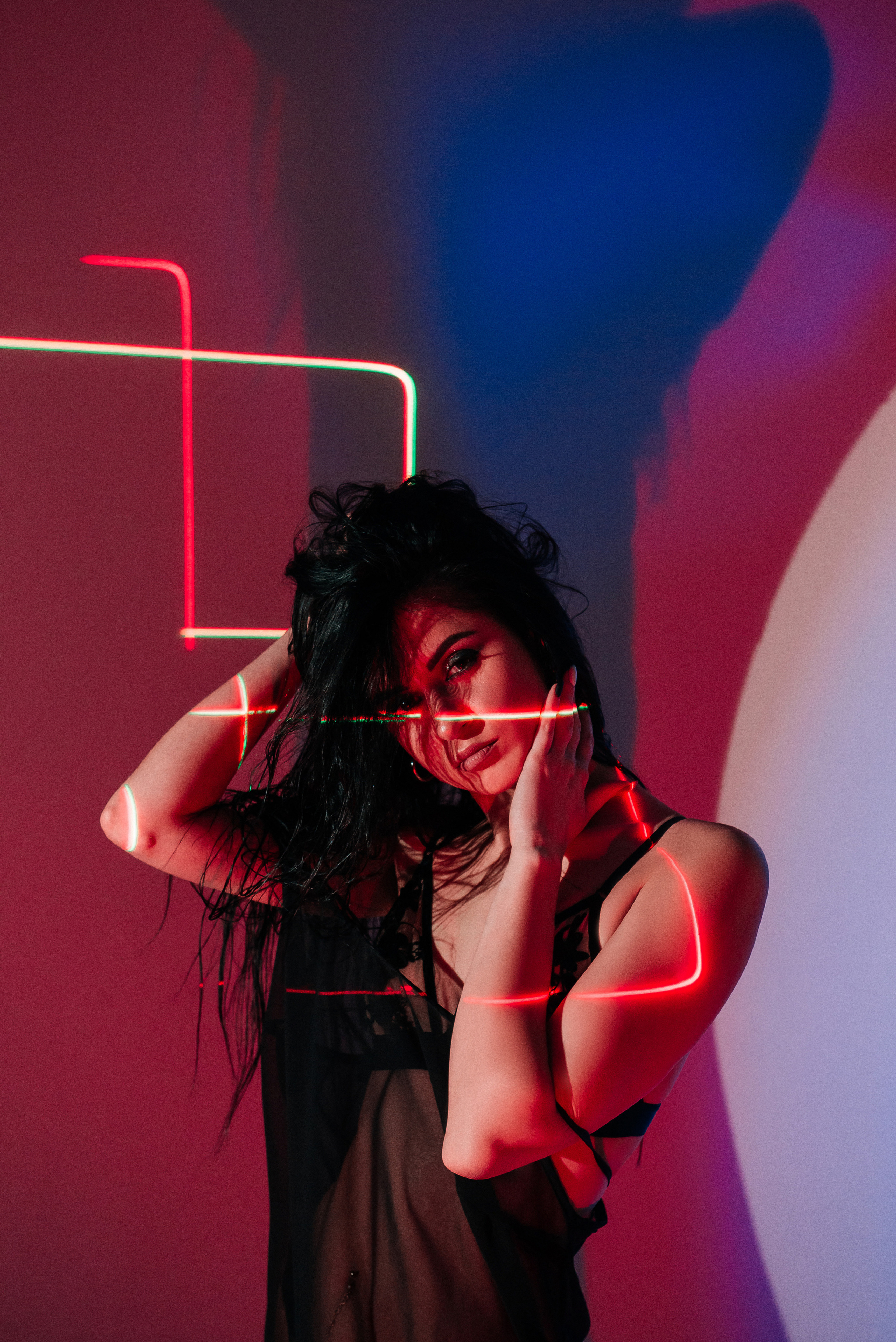 Лазерная фотосессия с Ариной. Фотограф Кривий Ріг Nina_Arnis