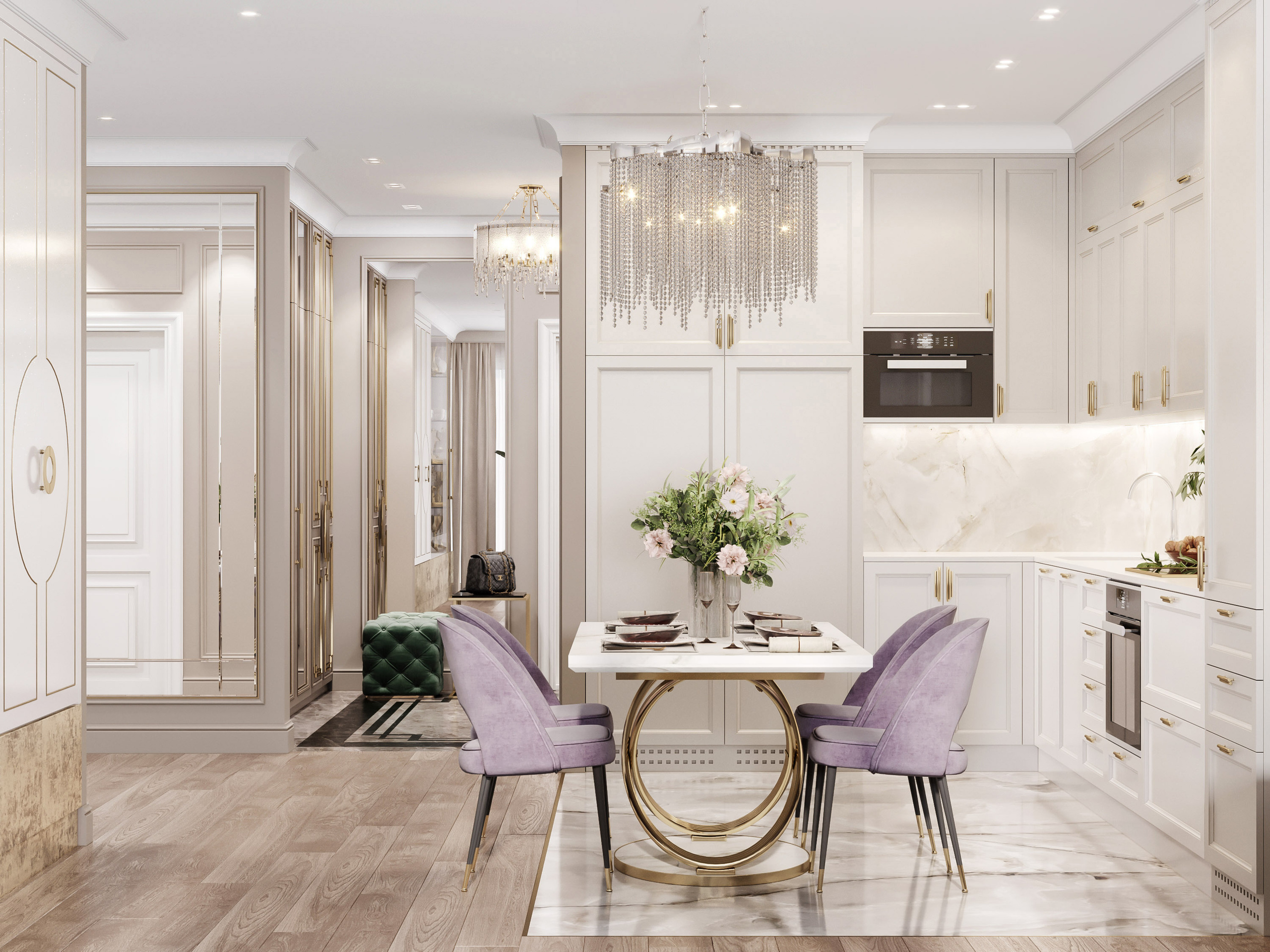 АКАДЕМИЧЕСКАЯ 124 м². Студия Интерьерного Дизайна Artis Interiors