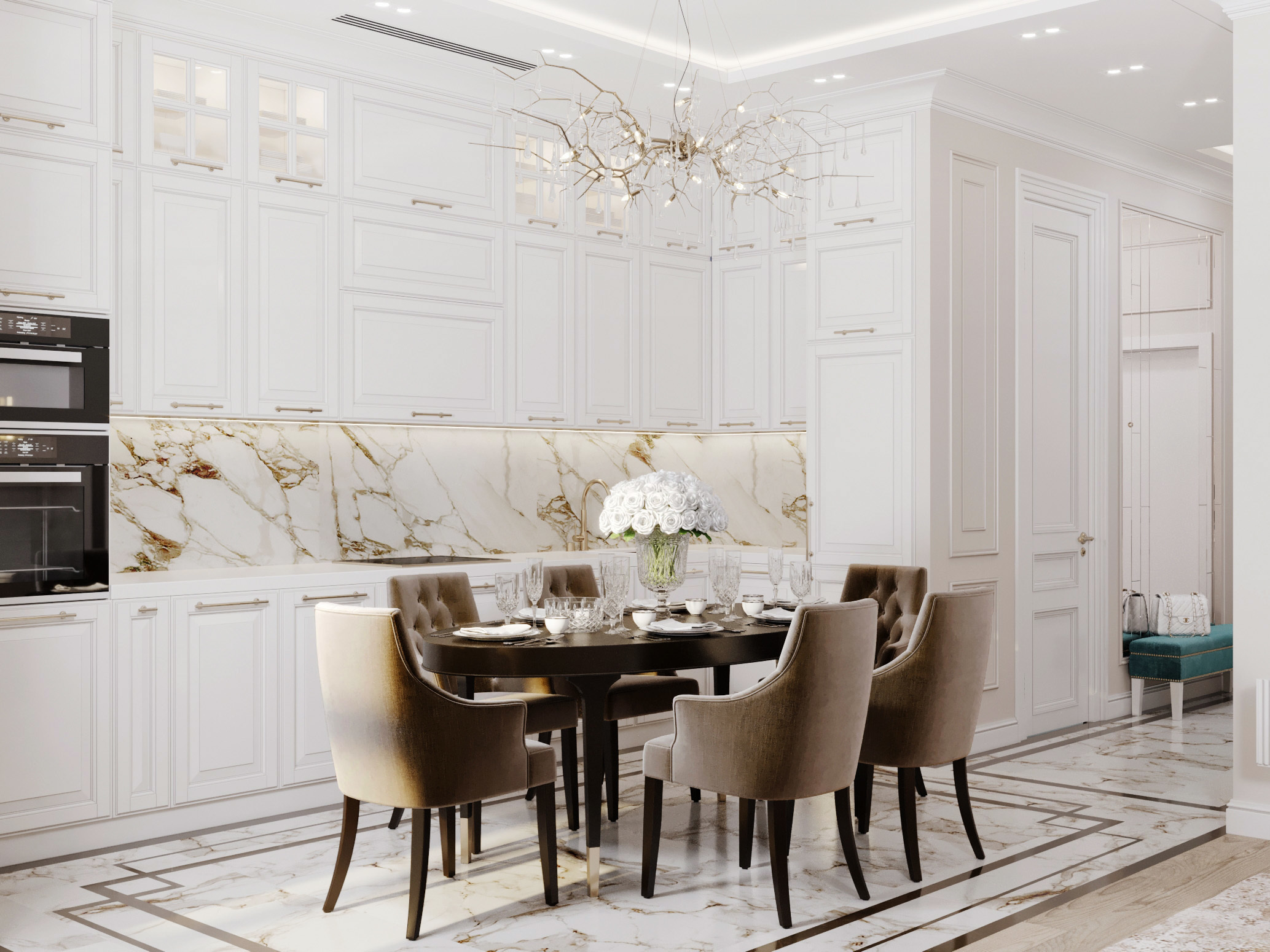 ЖК СЕРДЦЕ СТОЛИЦЫ 71 м². Студия Интерьерного Дизайна Artis Interiors