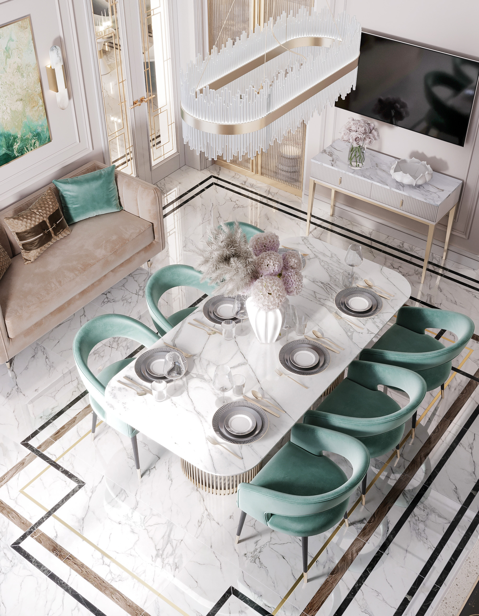 АНГЛИЙСКИЙ КВАРТАЛ 325 м². Студия Интерьерного Дизайна Artis Interiors