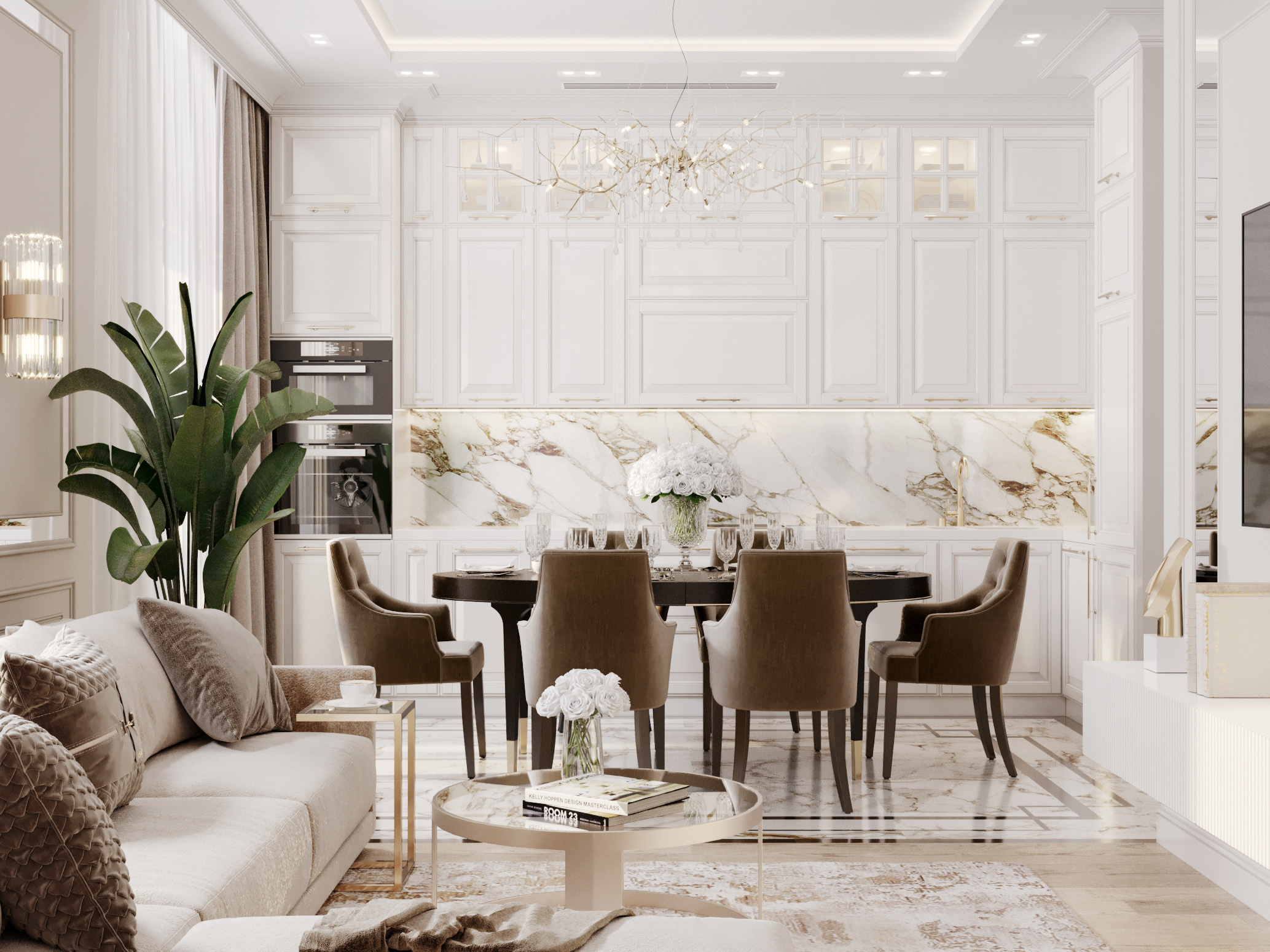 ЖК СЕРДЦЕ СТОЛИЦЫ 71 м². Студия Интерьерного Дизайна Artis Interiors