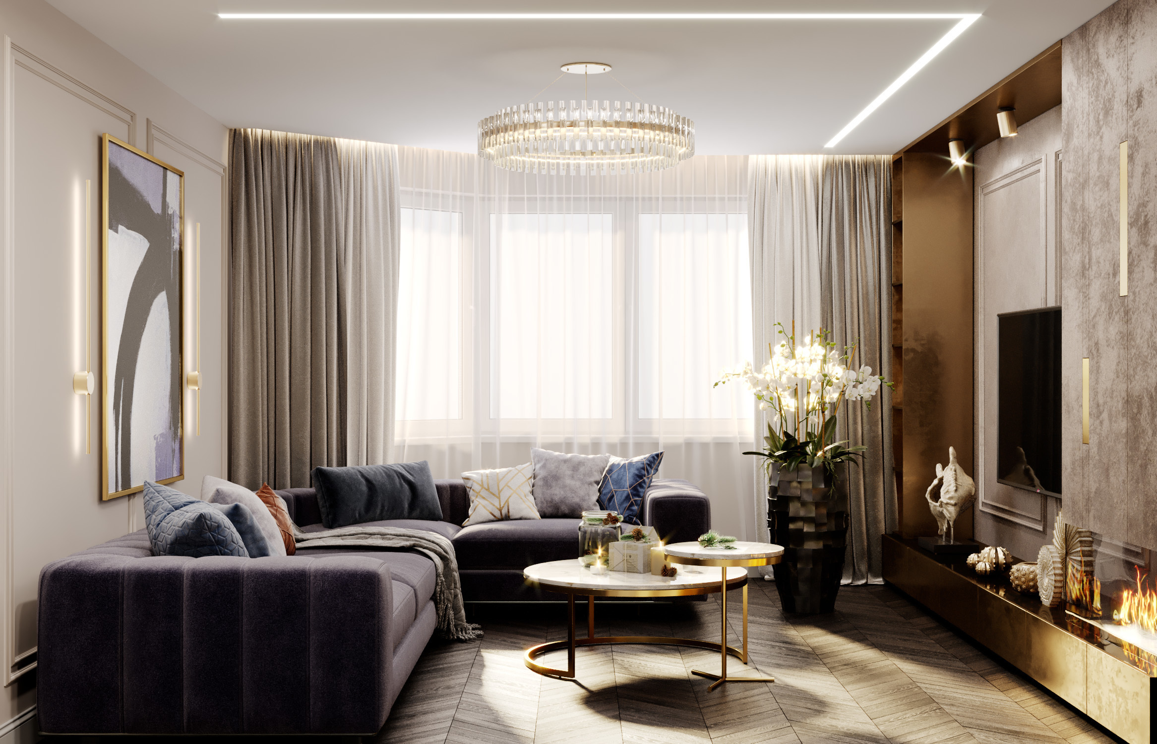 ЖК В БАЛАШИХЕ 69 м². Студия Интерьерного Дизайна Artis Interiors