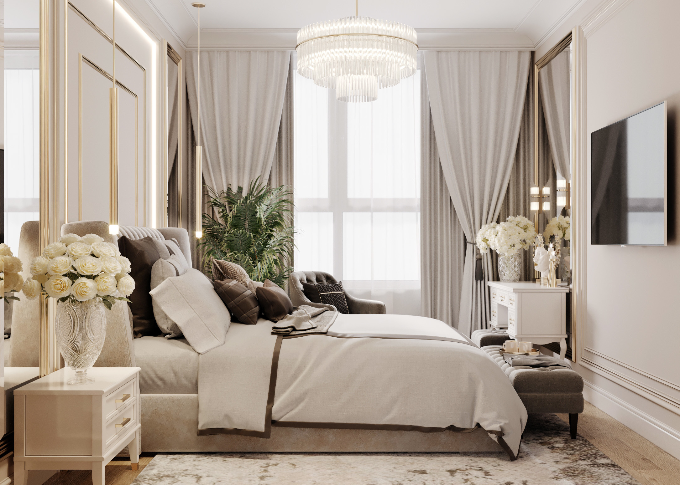 ЖК СЕРДЦЕ СТОЛИЦЫ 71 м². Студия Интерьерного Дизайна Artis Interiors