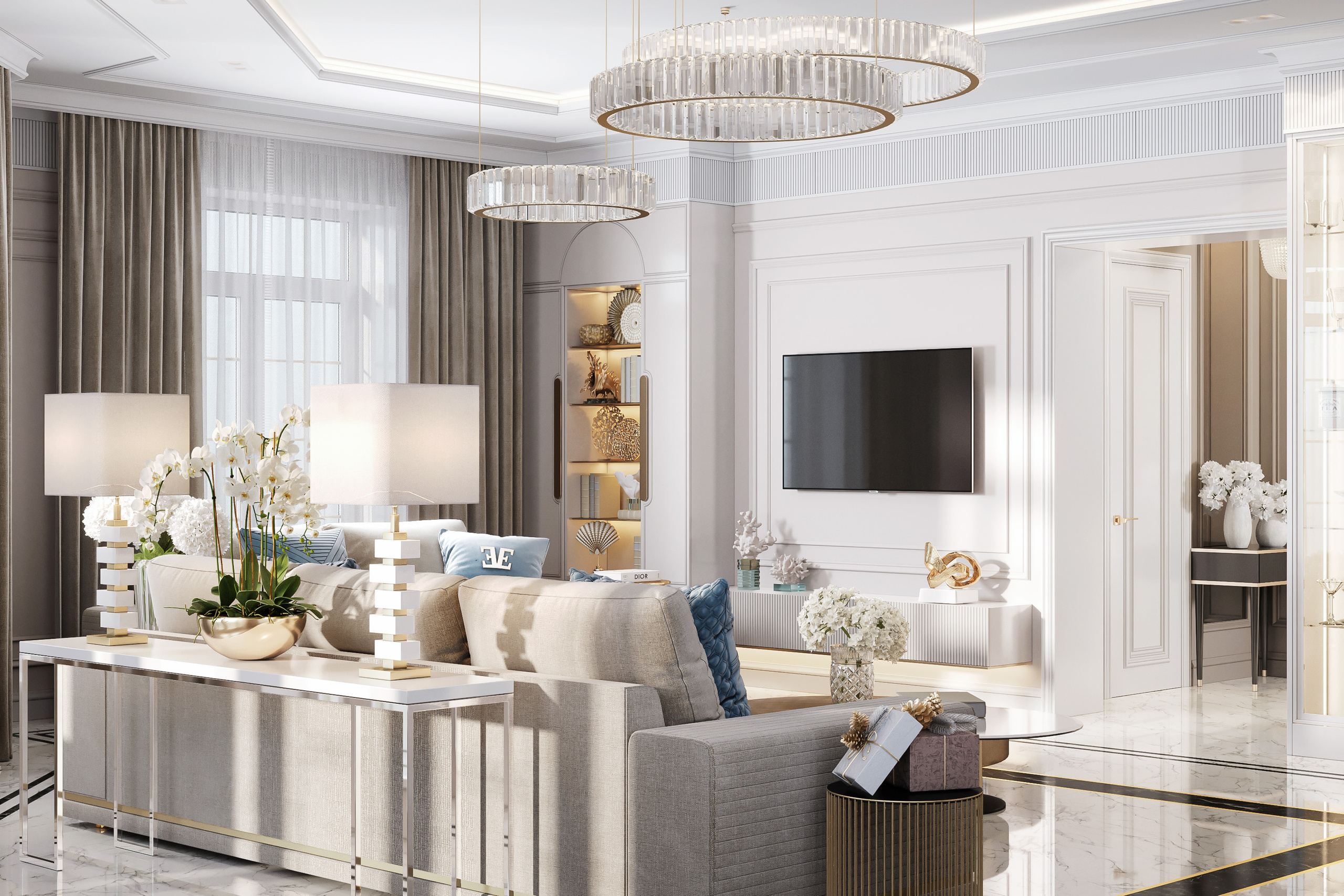 АНГЛИЙСКИЙ КВАРТАЛ 325 м². Студия Интерьерного Дизайна Artis Interiors