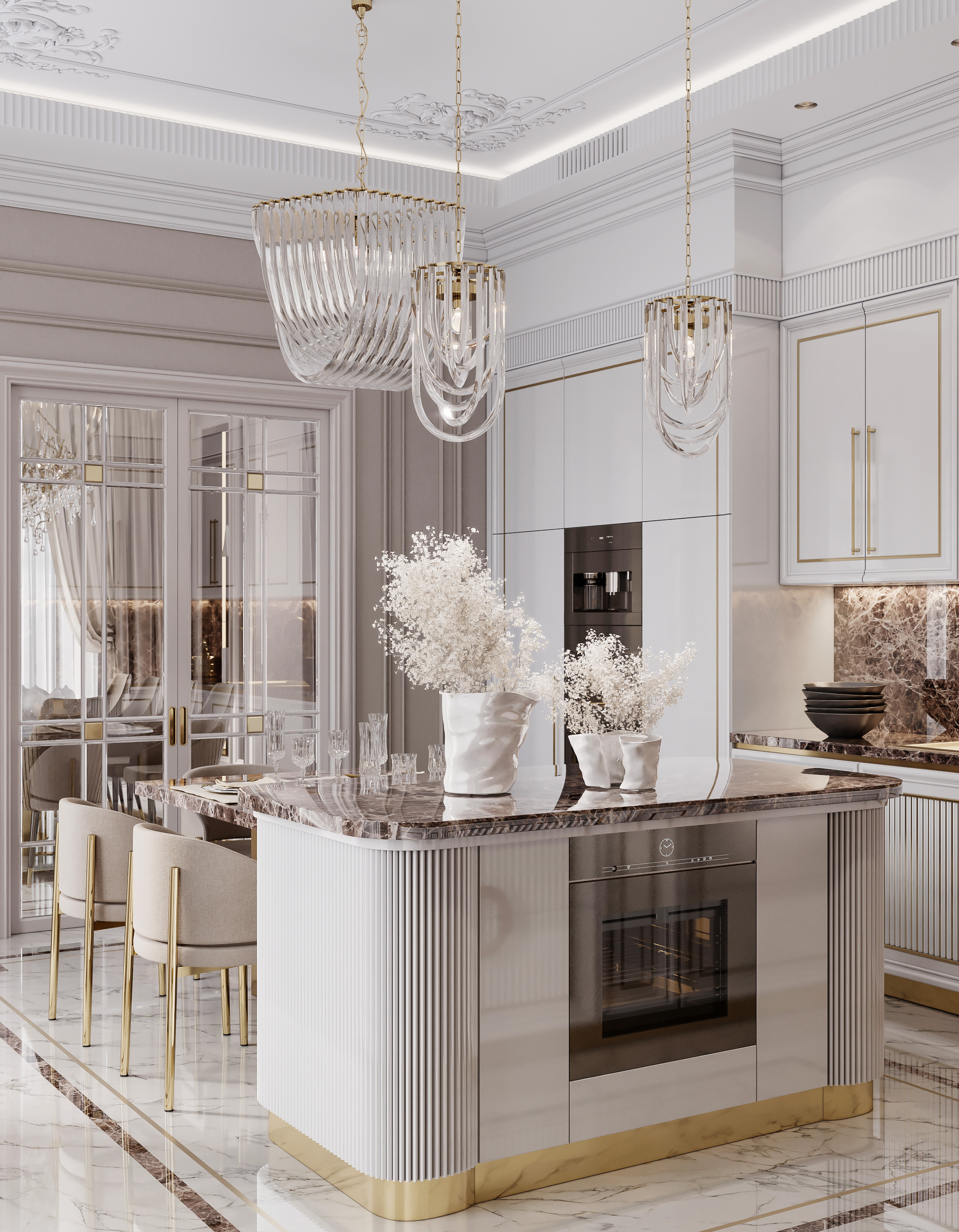 РУБЛЁВКА 500 м². Студия Интерьерного Дизайна Artis Interiors