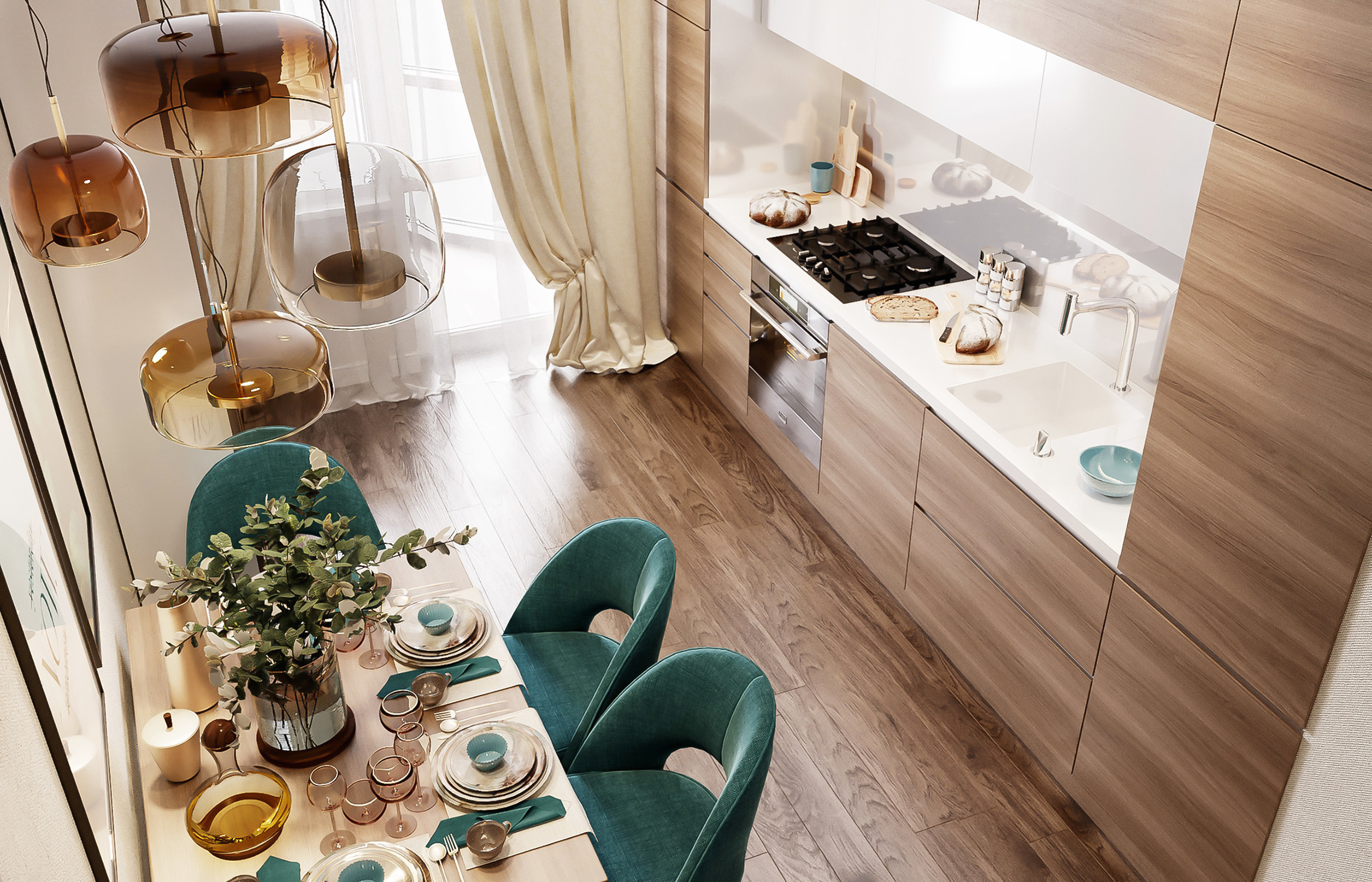 ЖК ДОЛИНА РОЗ 82 м². Студия Интерьерного Дизайна Artis Interiors