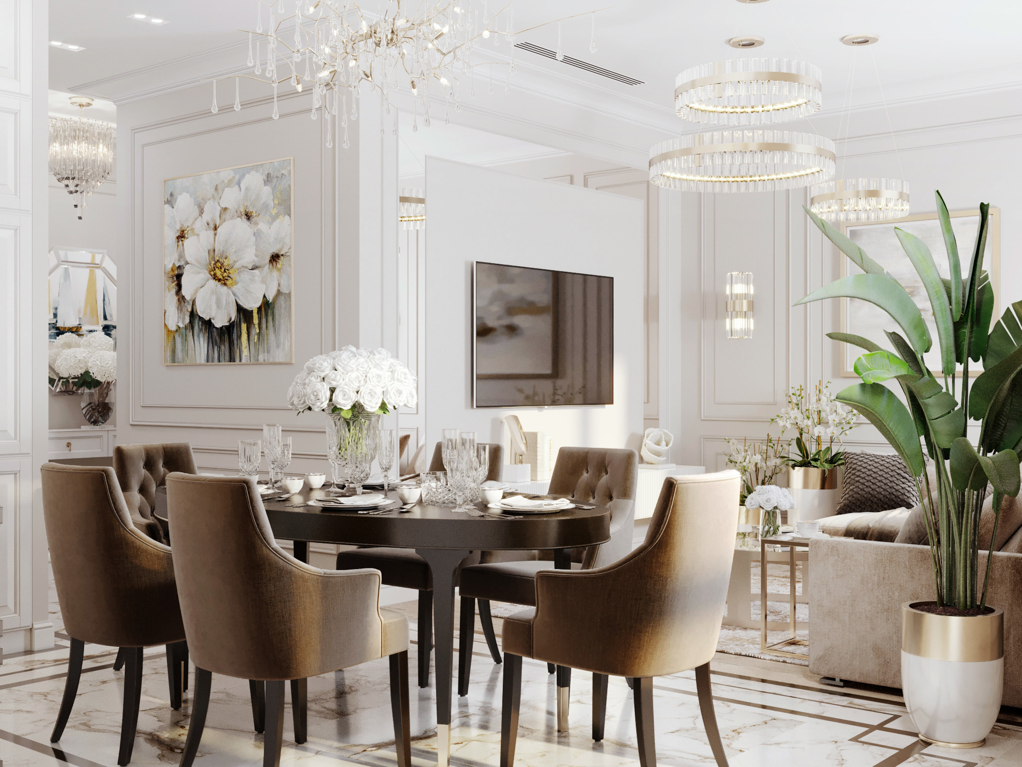 ЖК СЕРДЦЕ СТОЛИЦЫ 71 м². Студия Интерьерного Дизайна Artis Interiors