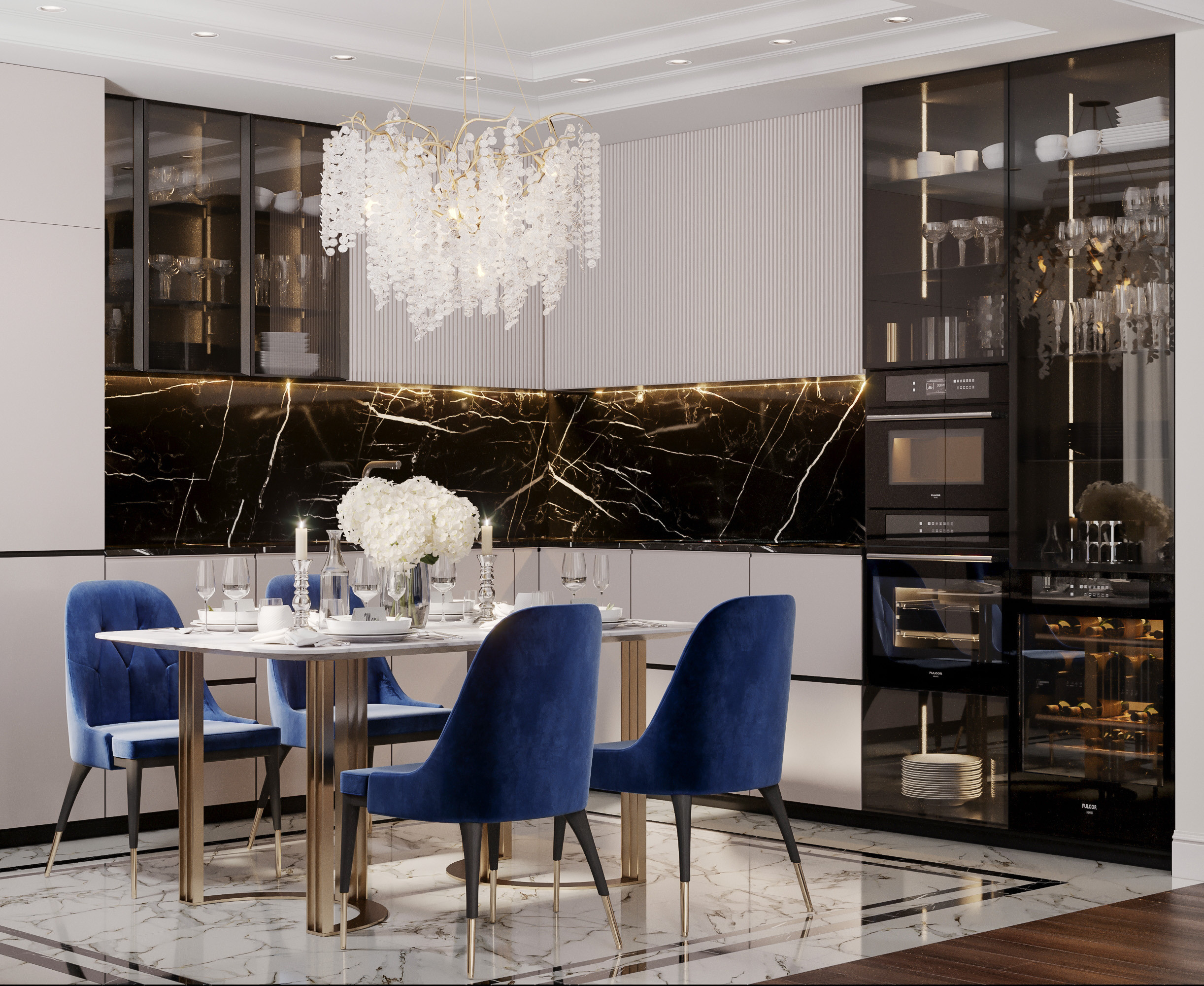 ЖК АВЕНЮ 157 м² ПОДОЛЬСК. Студия Интерьерного Дизайна Artis Interiors