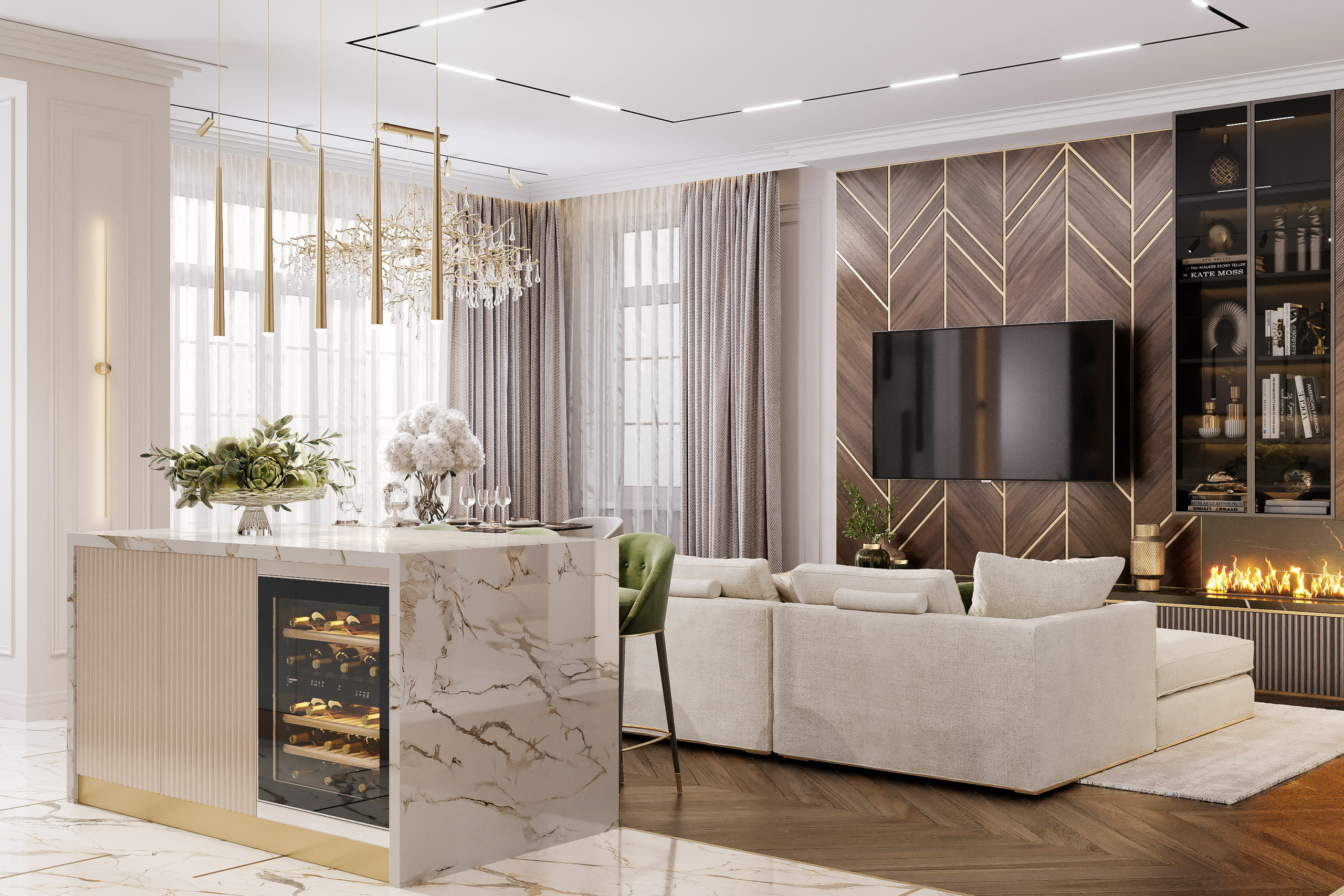 КП СУХАНОВО ПАРК. Студия Интерьерного Дизайна Artis Interiors