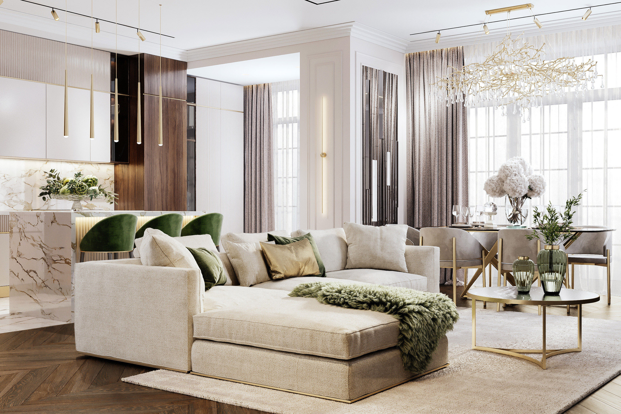 КП СУХАНОВО ПАРК. Студия Интерьерного Дизайна Artis Interiors