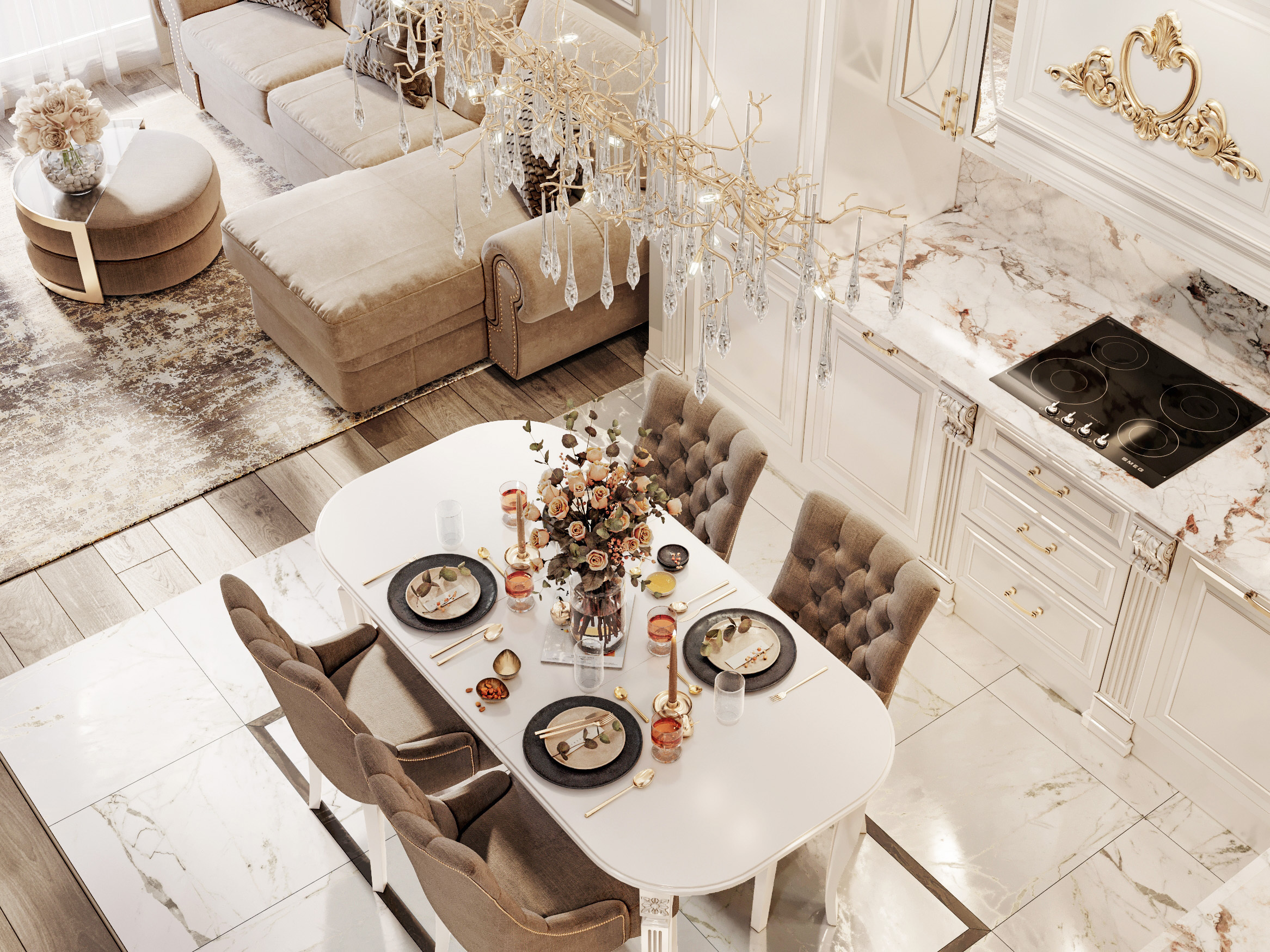 ЖК Хорошевский 112 м². Студия Интерьерного Дизайна Artis Interiors