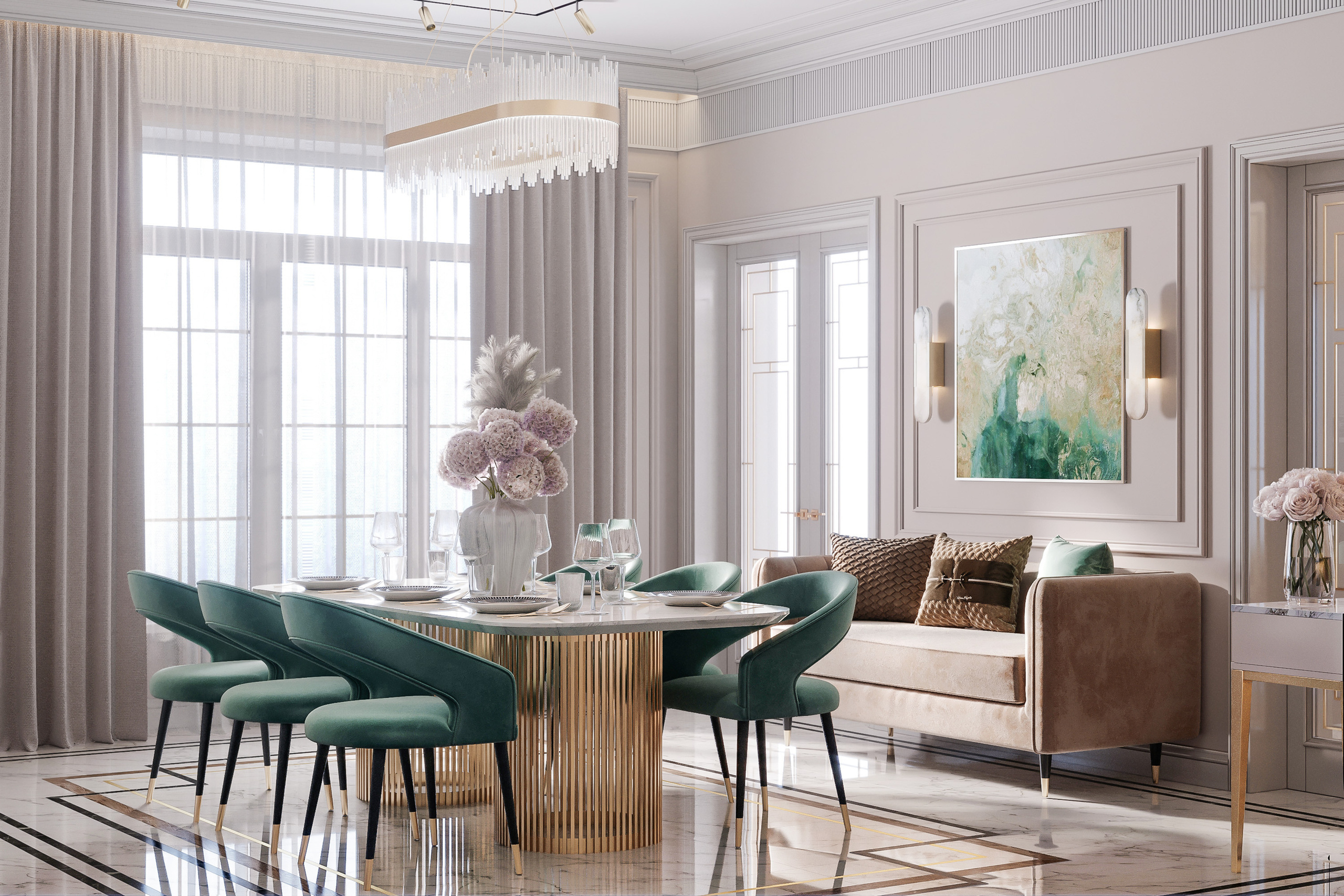 АНГЛИЙСКИЙ КВАРТАЛ 325 м². Студия Интерьерного Дизайна Artis Interiors