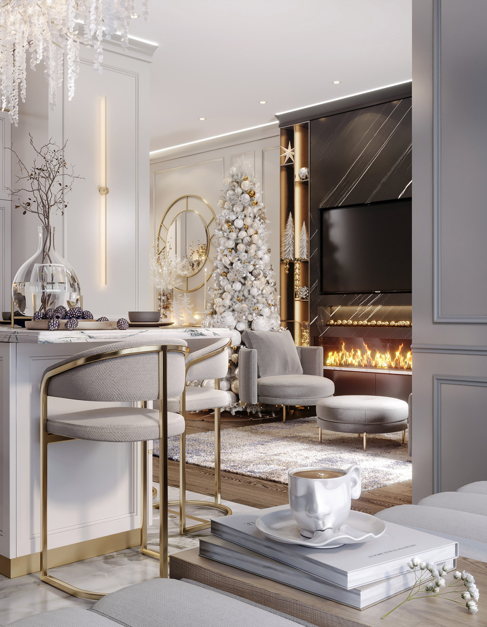 ЖК СИТИ ПАРК 170 м². Студия Интерьерного Дизайна Artis Interiors