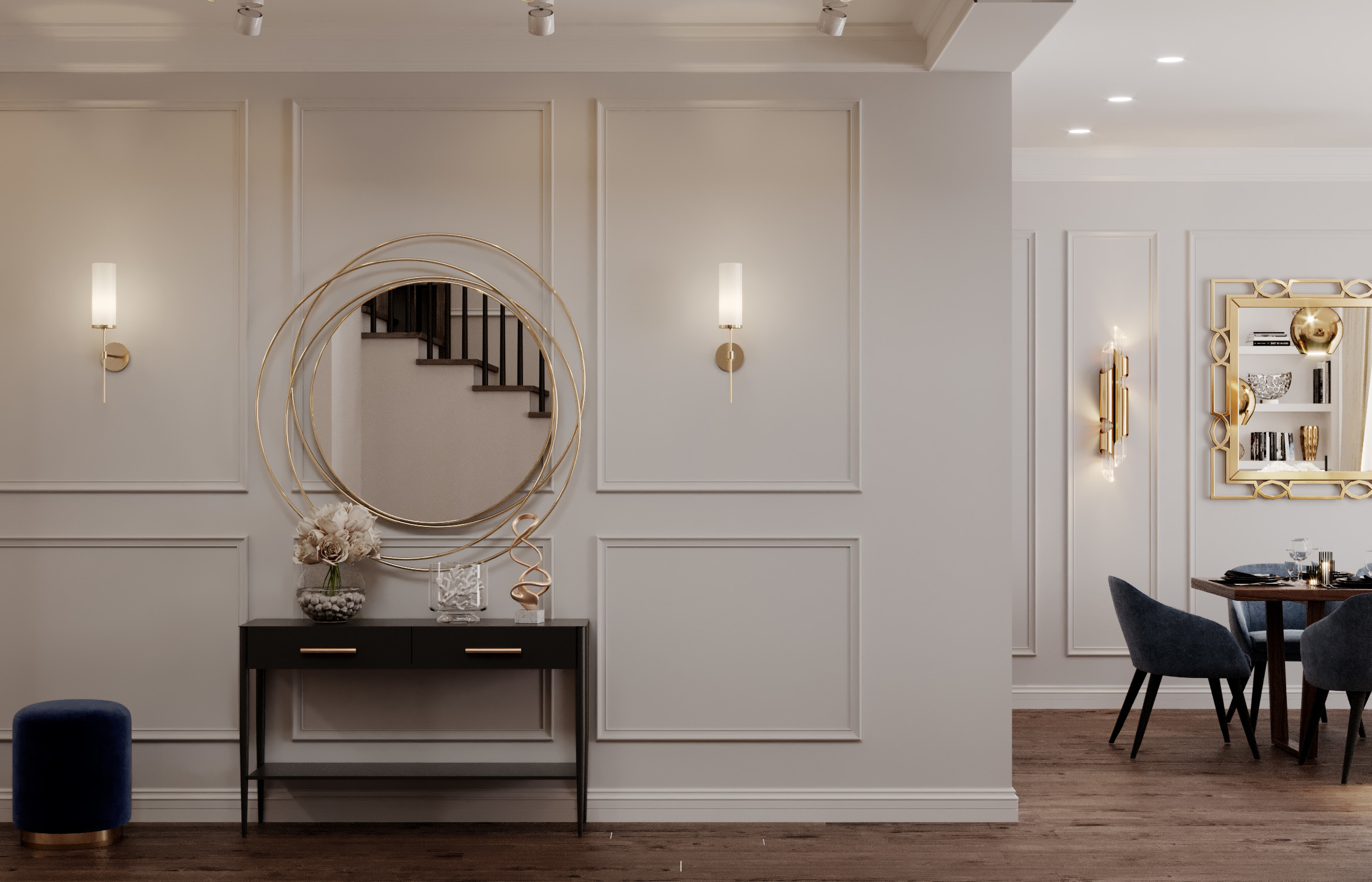 Коттедж КРЕКШИНО 300 м². Студия Интерьерного Дизайна Artis Interiors