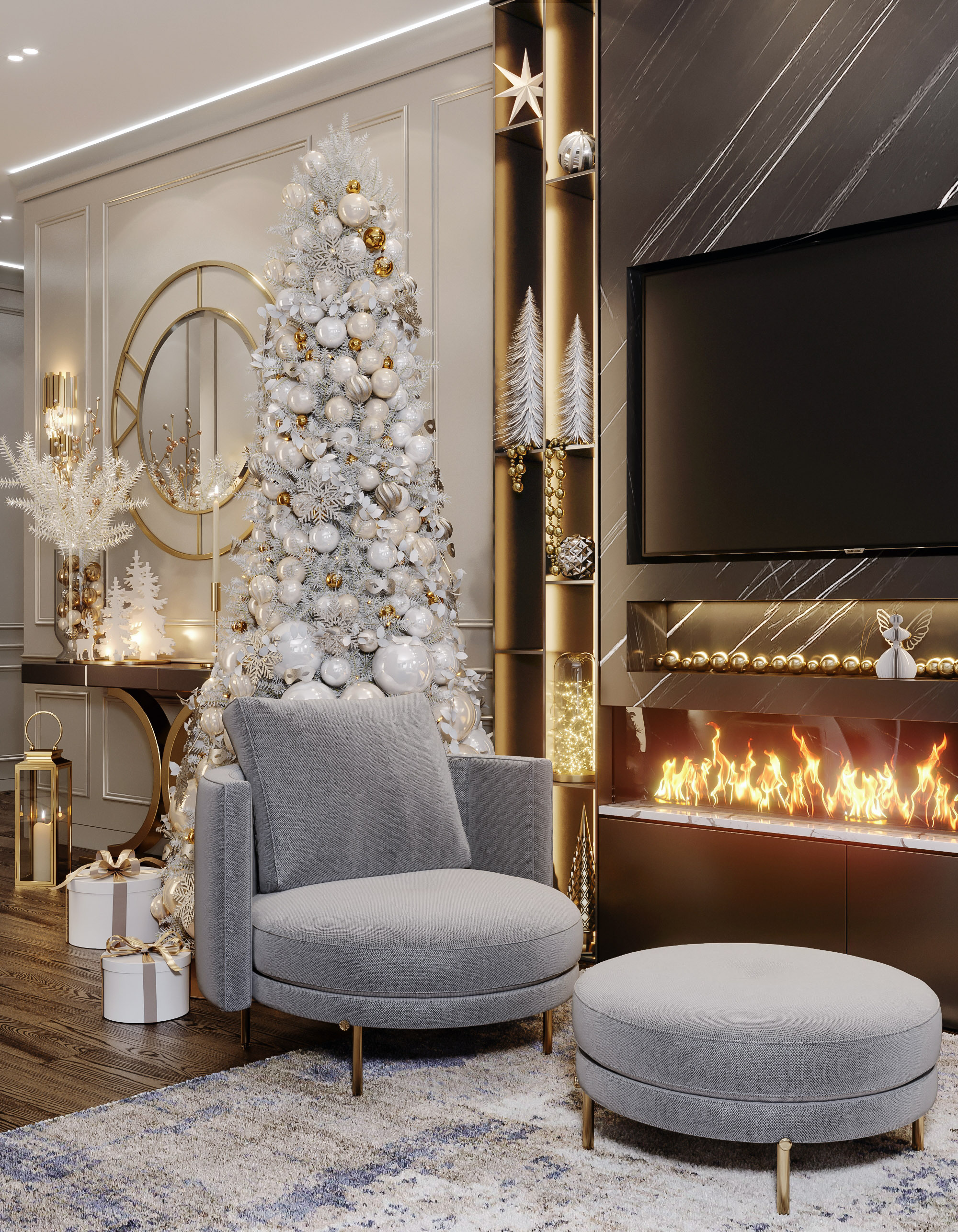 ЖК СИТИ ПАРК 170 м². Студия Интерьерного Дизайна Artis Interiors