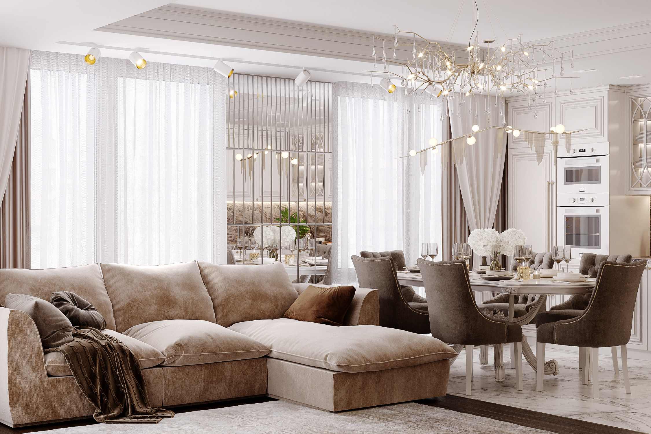 ЖК ЖАВОРОНОК 100 м². Студия Интерьерного Дизайна Artis Interiors