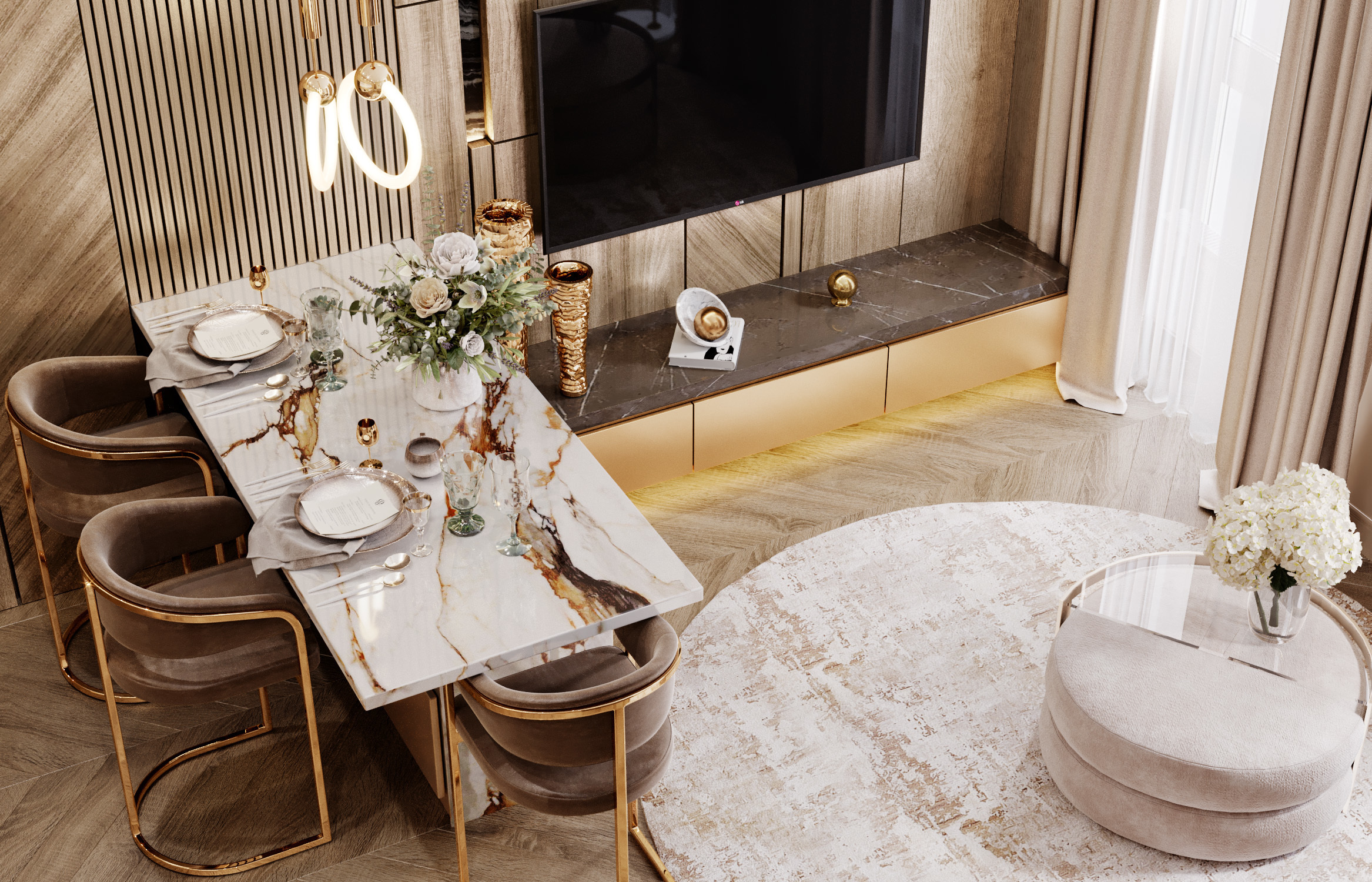 ЖК ХОРОШЕВСКИЙ 47 м². Студия Интерьерного Дизайна Artis Interiors