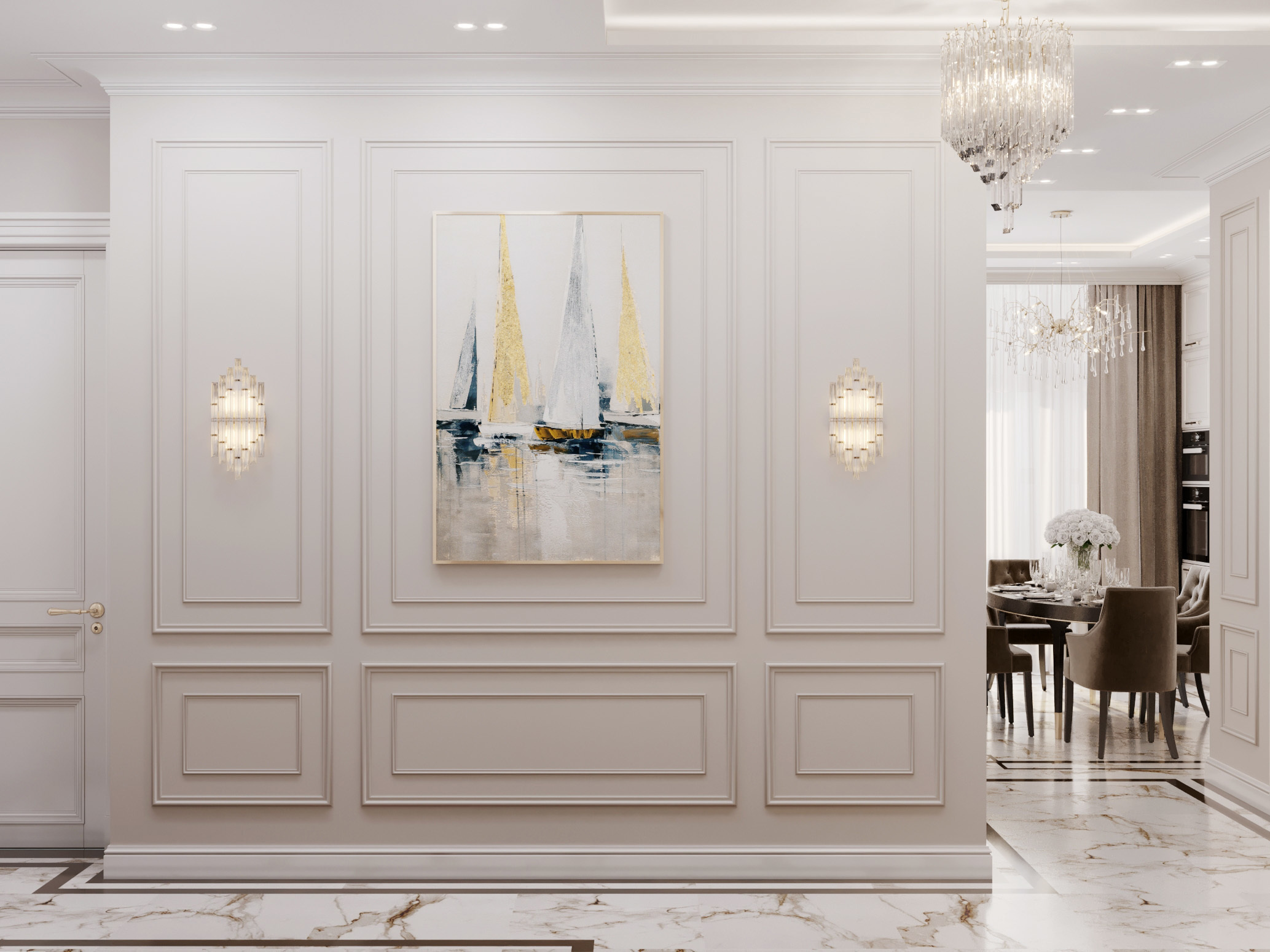 ЖК СЕРДЦЕ СТОЛИЦЫ 71 м². Студия Интерьерного Дизайна Artis Interiors