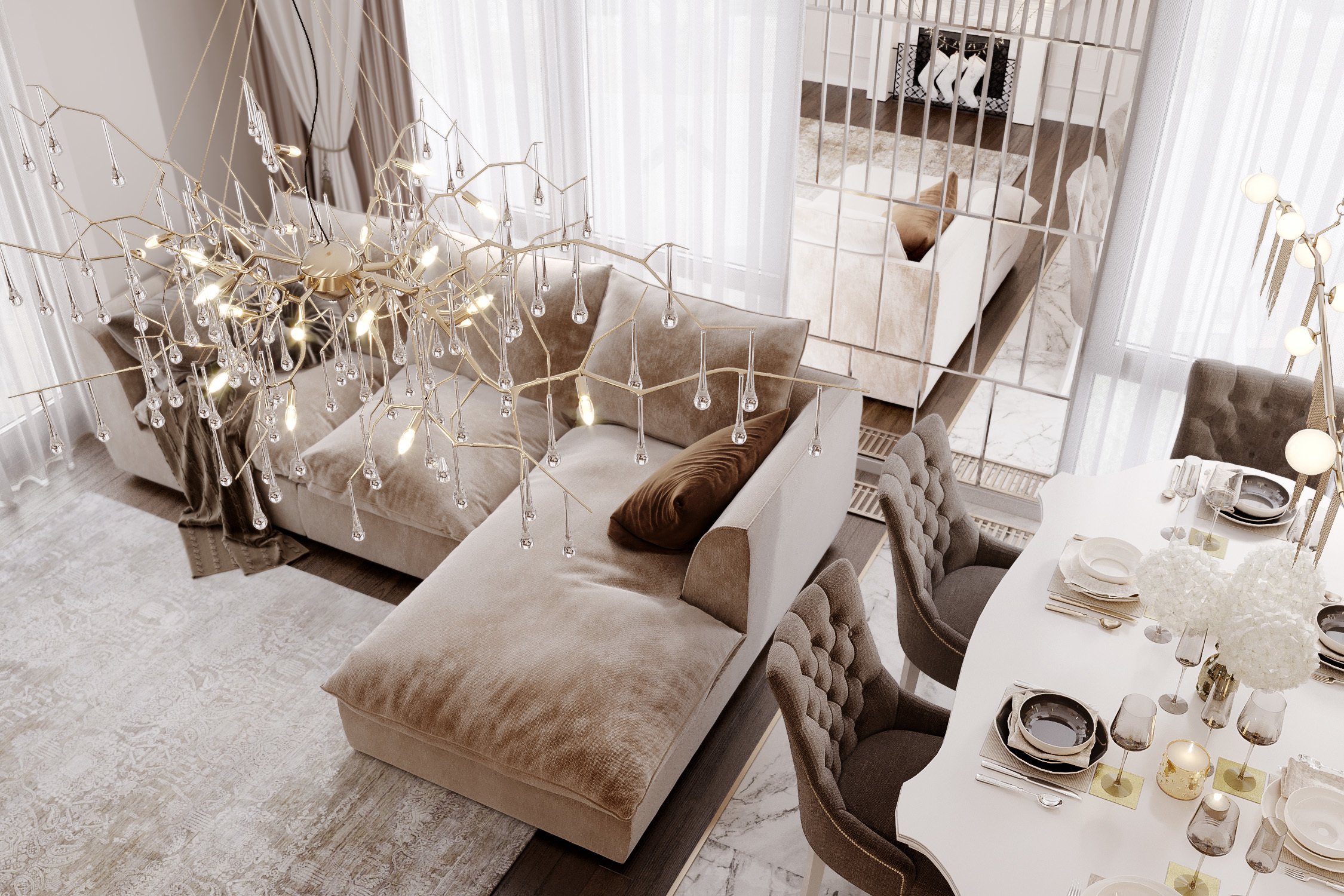 ЖК ЖАВОРОНОК 100 м². Студия Интерьерного Дизайна Artis Interiors