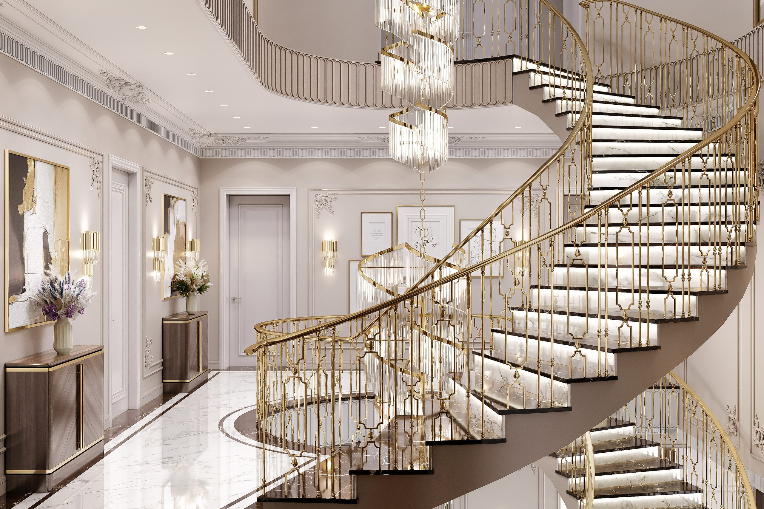 РУБЛЁВКА 500 м². Студия Интерьерного Дизайна Artis Interiors