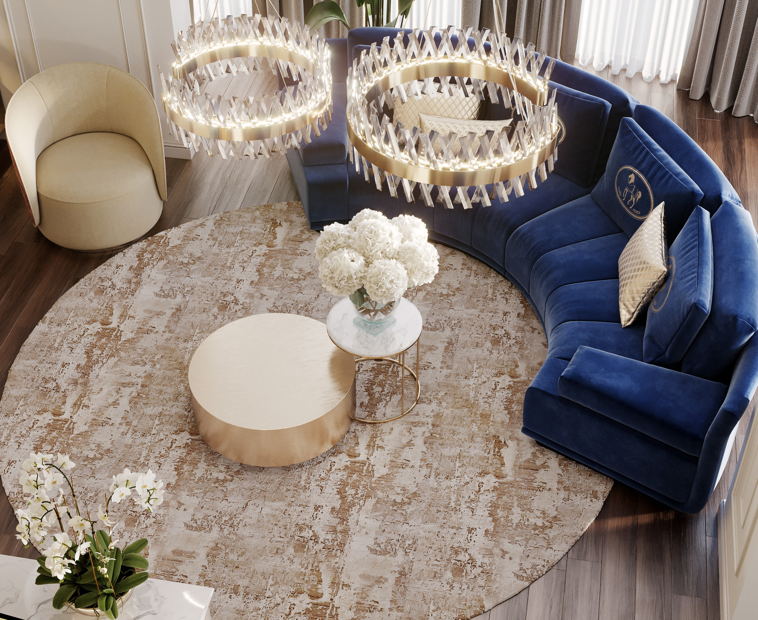 ЖК АВЕНЮ 157 м² ПОДОЛЬСК. Студия Интерьерного Дизайна Artis Interiors