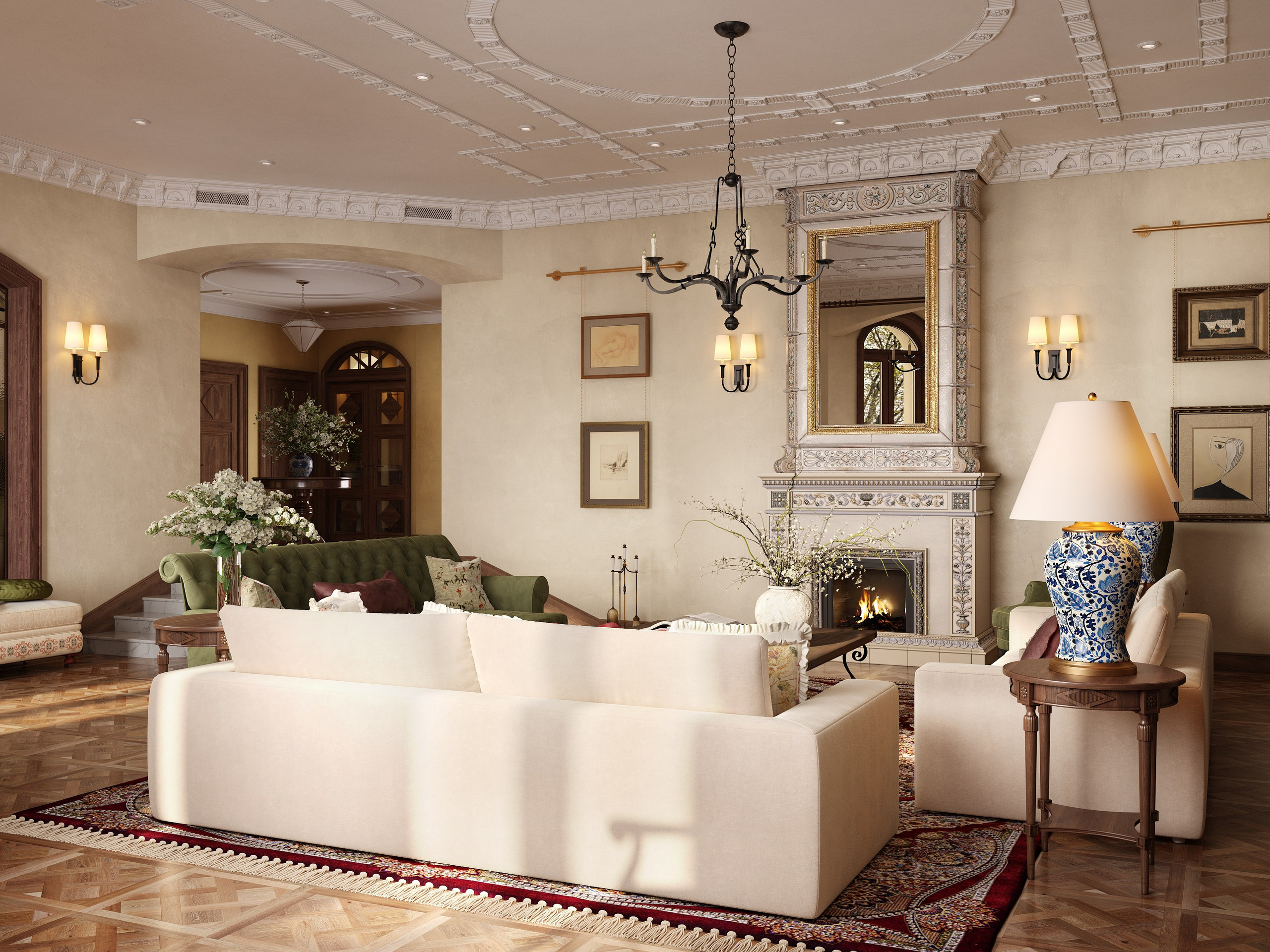 ИНТЕЛЛЕКТУАЛЬНЫЙ ШИК 800 м². Студия Интерьерного Дизайна Artis Interiors