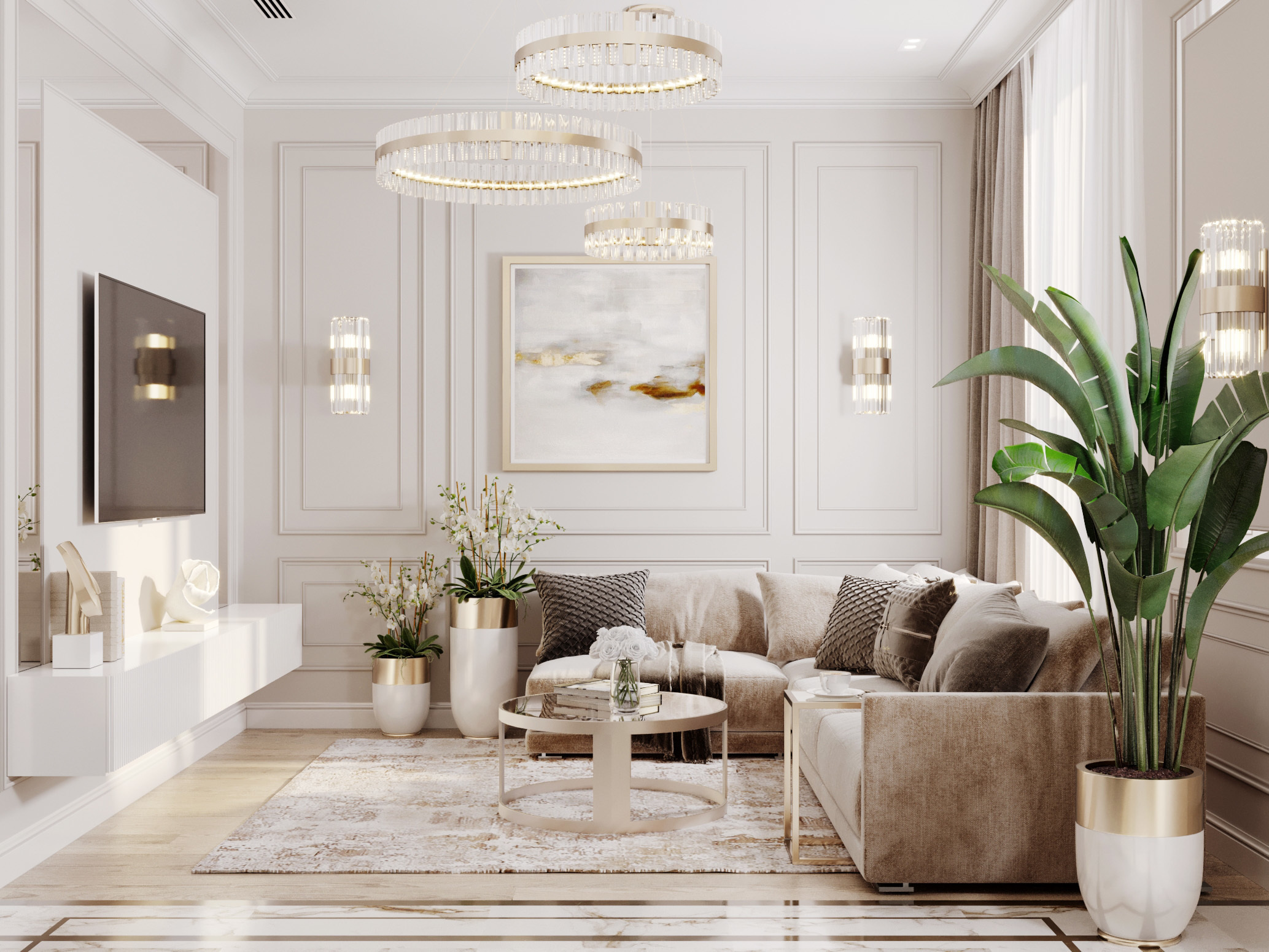 ЖК СЕРДЦЕ СТОЛИЦЫ 71 м². Студия Интерьерного Дизайна Artis Interiors