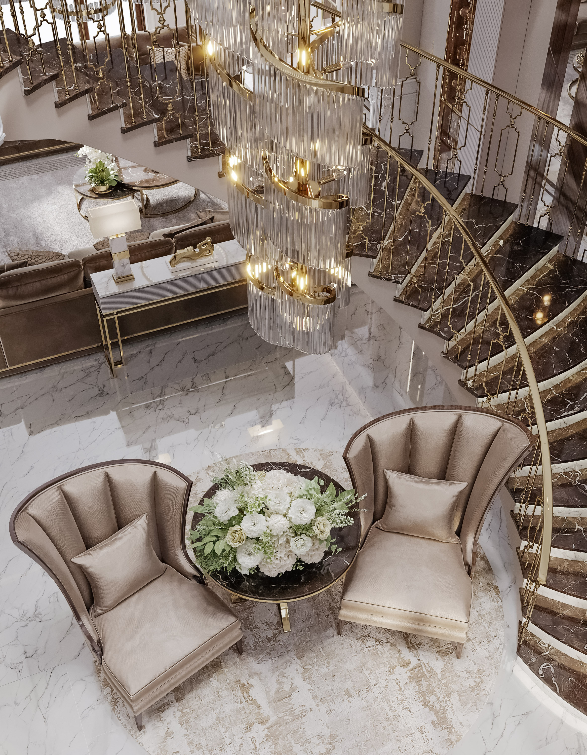 РУБЛЁВКА 500 м². Студия Интерьерного Дизайна Artis Interiors