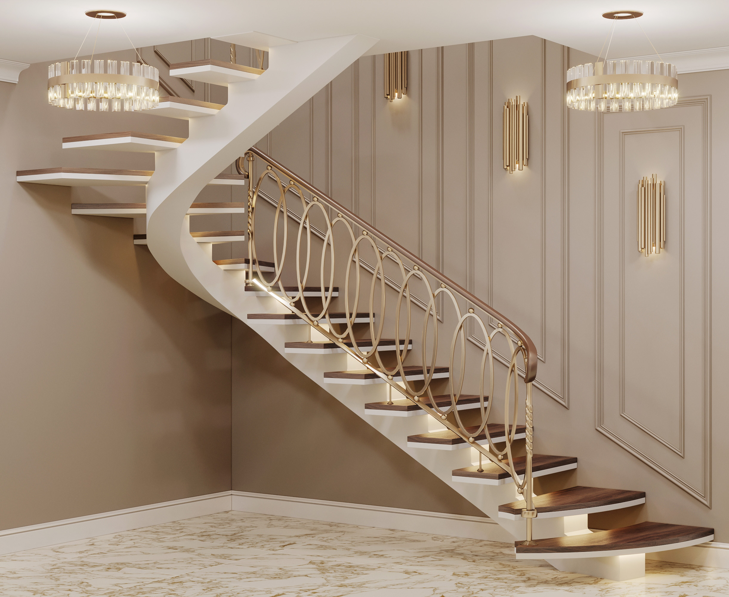 ЖК АВЕНЮ 157 м² ПОДОЛЬСК. Студия Интерьерного Дизайна Artis Interiors