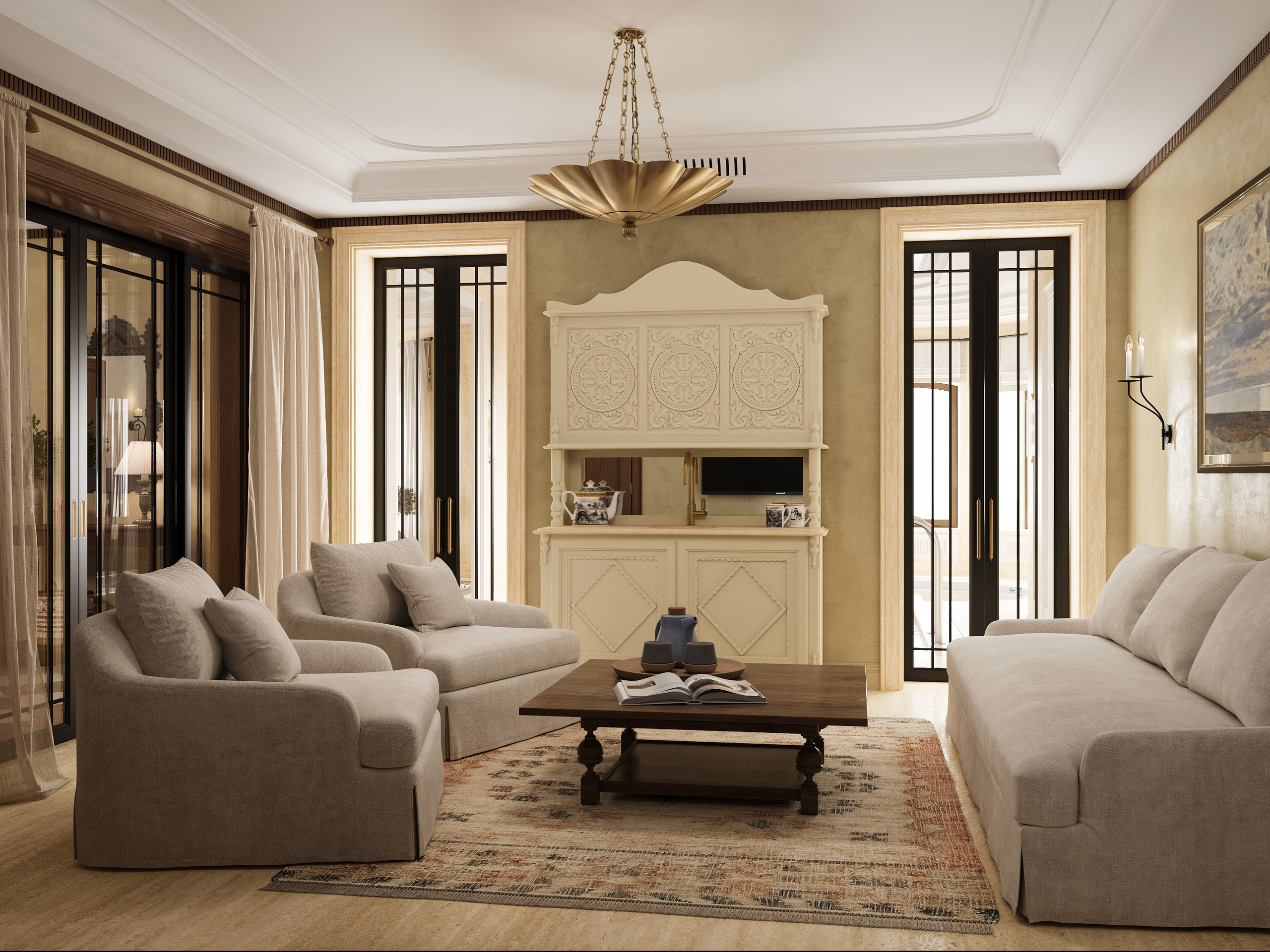 БАССЕЙН В ЗАГОРОДНОМ ДОМЕ. Студия Интерьерного Дизайна Artis Interiors