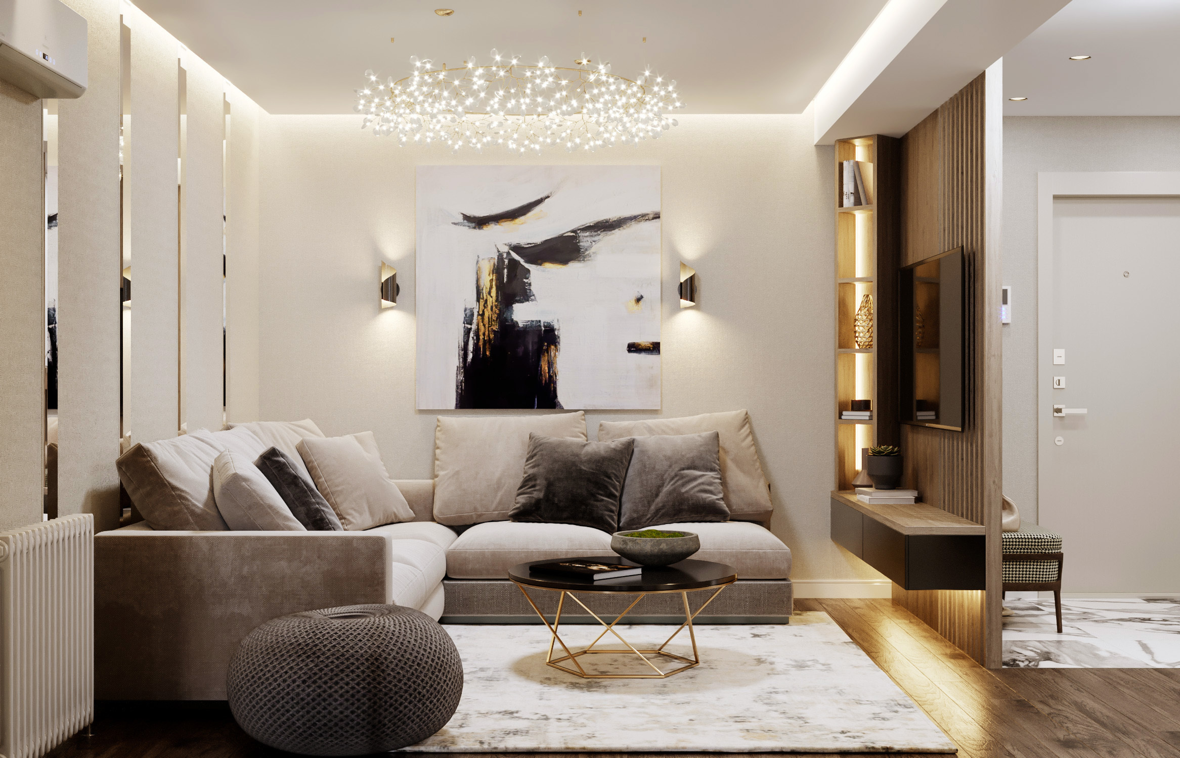 ЖК ДОЛИНА РОЗ 82 м². Студия Интерьерного Дизайна Artis Interiors