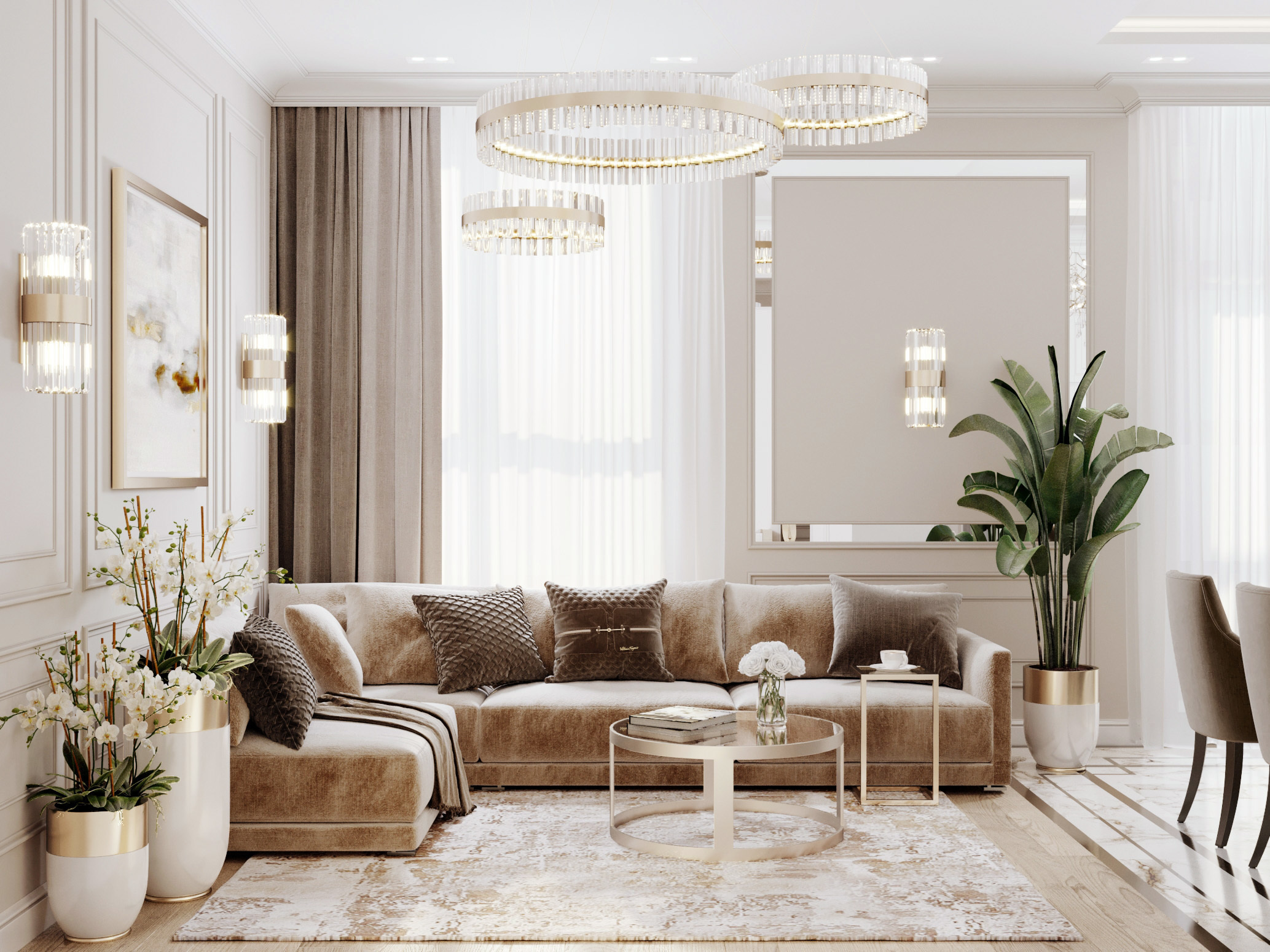 ЖК СЕРДЦЕ СТОЛИЦЫ 71 м². Студия Интерьерного Дизайна Artis Interiors