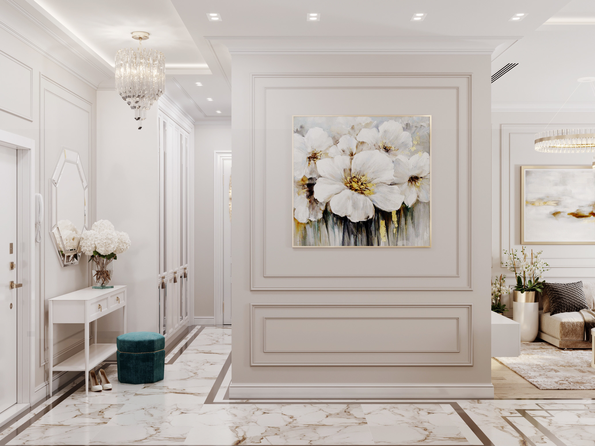 ЖК СЕРДЦЕ СТОЛИЦЫ 71 м². Студия Интерьерного Дизайна Artis Interiors