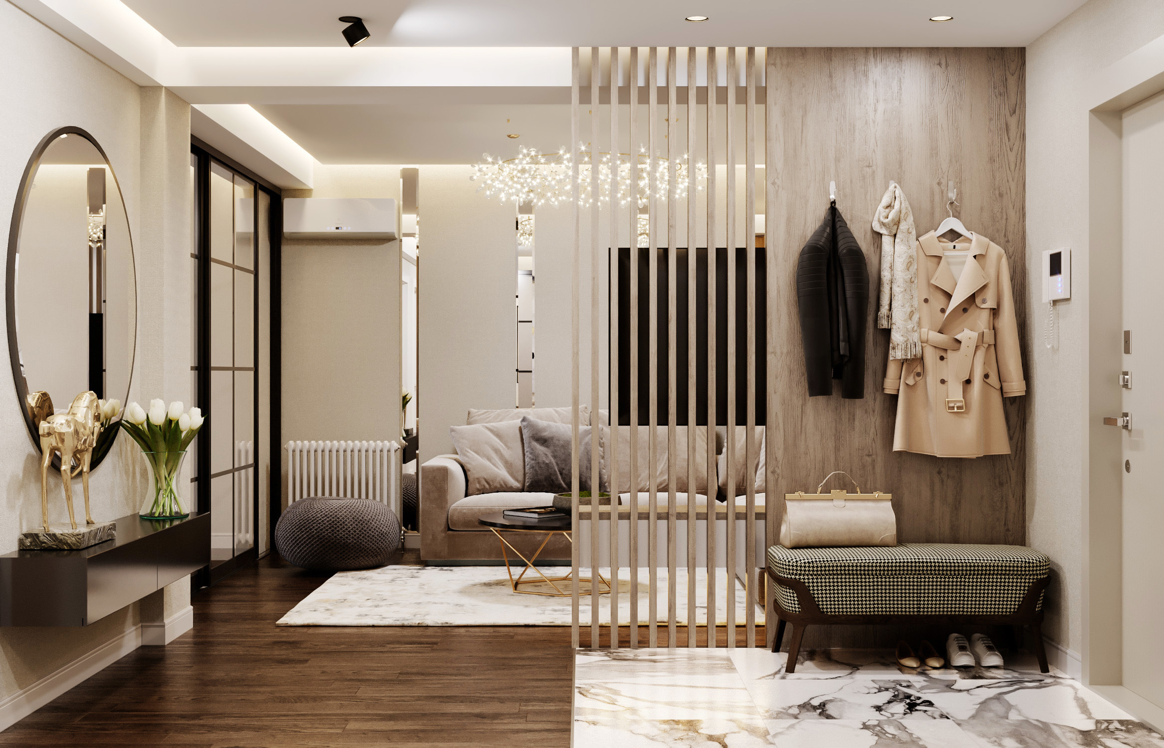 ЖК ДОЛИНА РОЗ 82 м². Студия Интерьерного Дизайна Artis Interiors