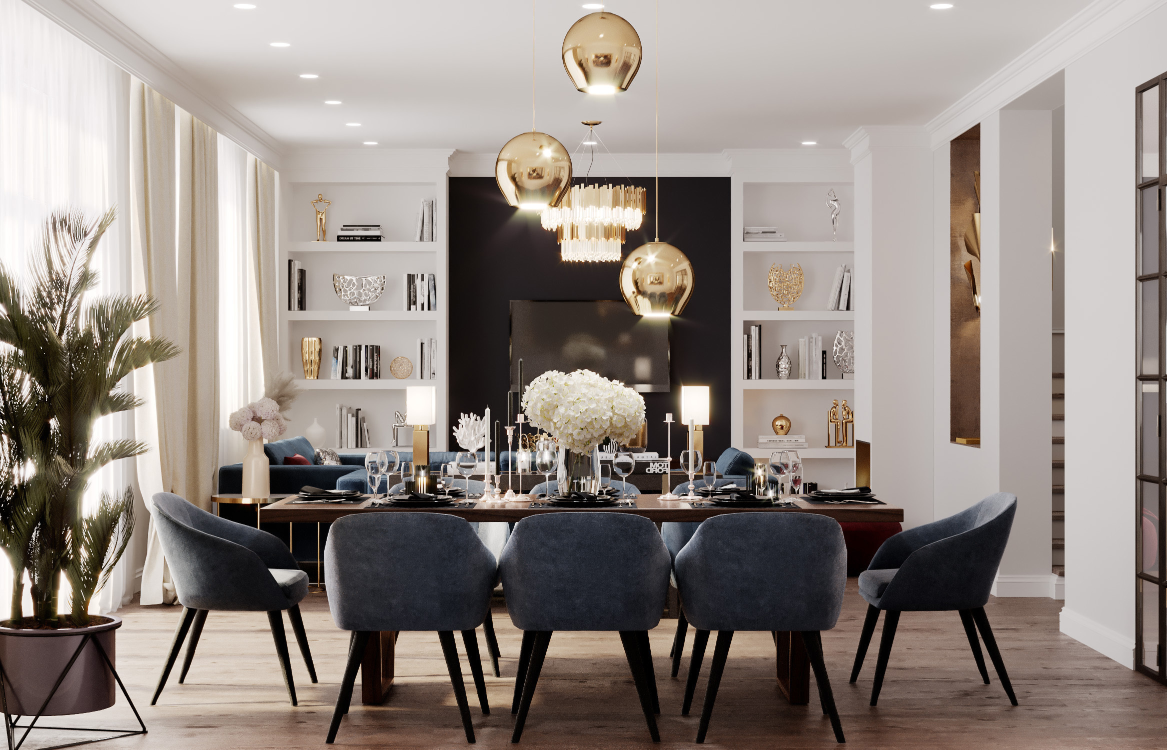 Коттедж КРЕКШИНО 300 м². Студия Интерьерного Дизайна Artis Interiors